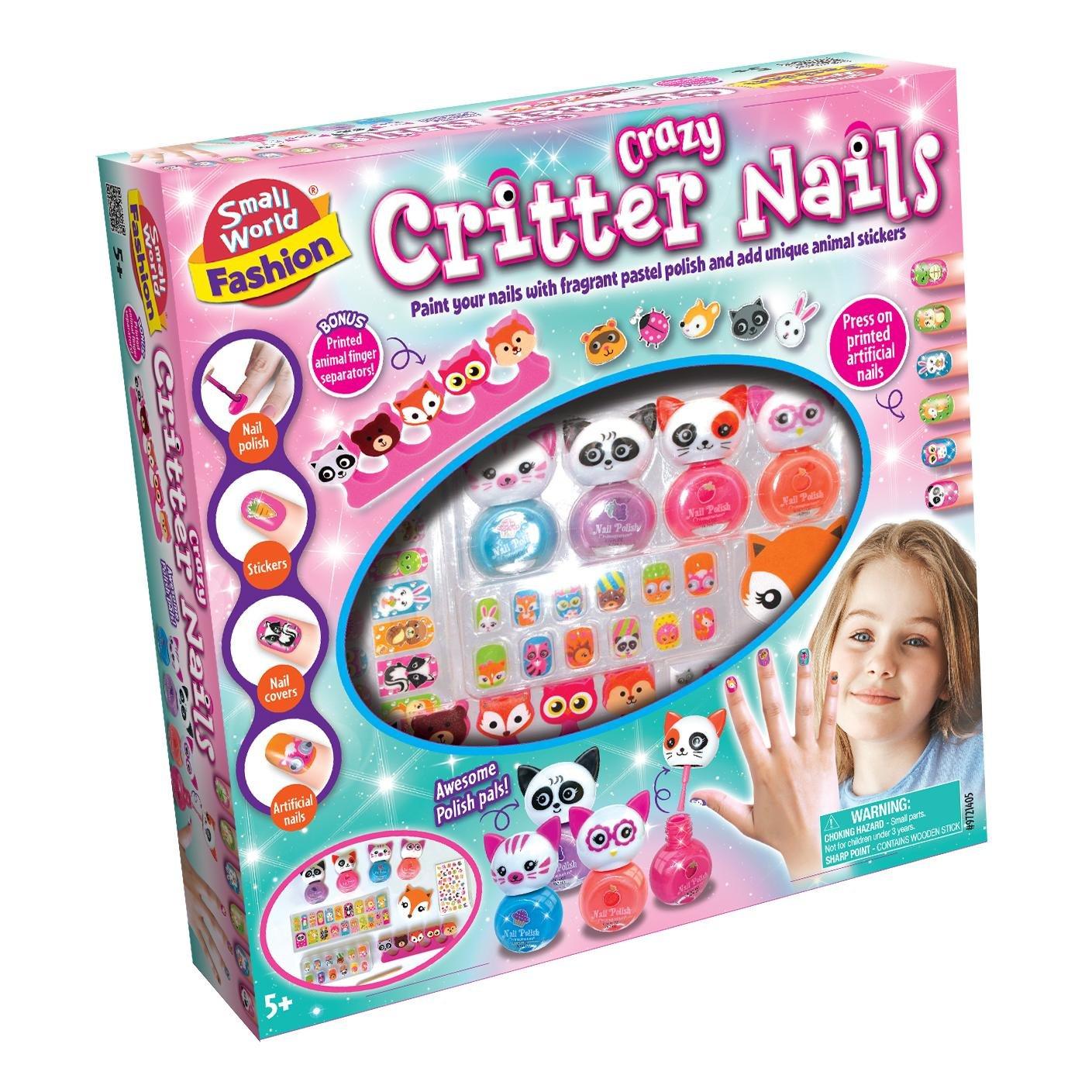 Multi - Small World Toys - Crazy Critter Nails - 1