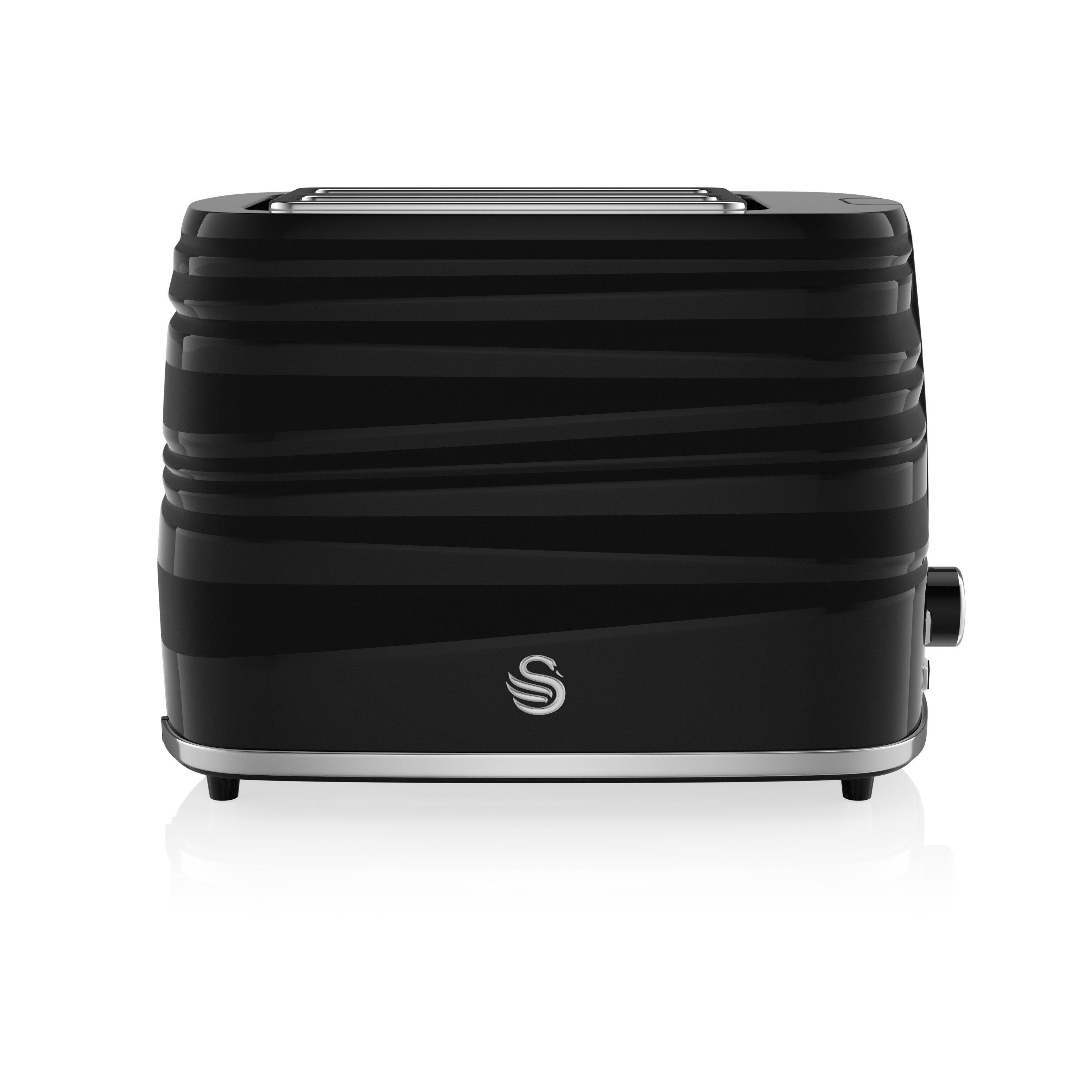 White - Swan - Swan Symphony - Kettle & 2 Slice Toaster - Black - 3