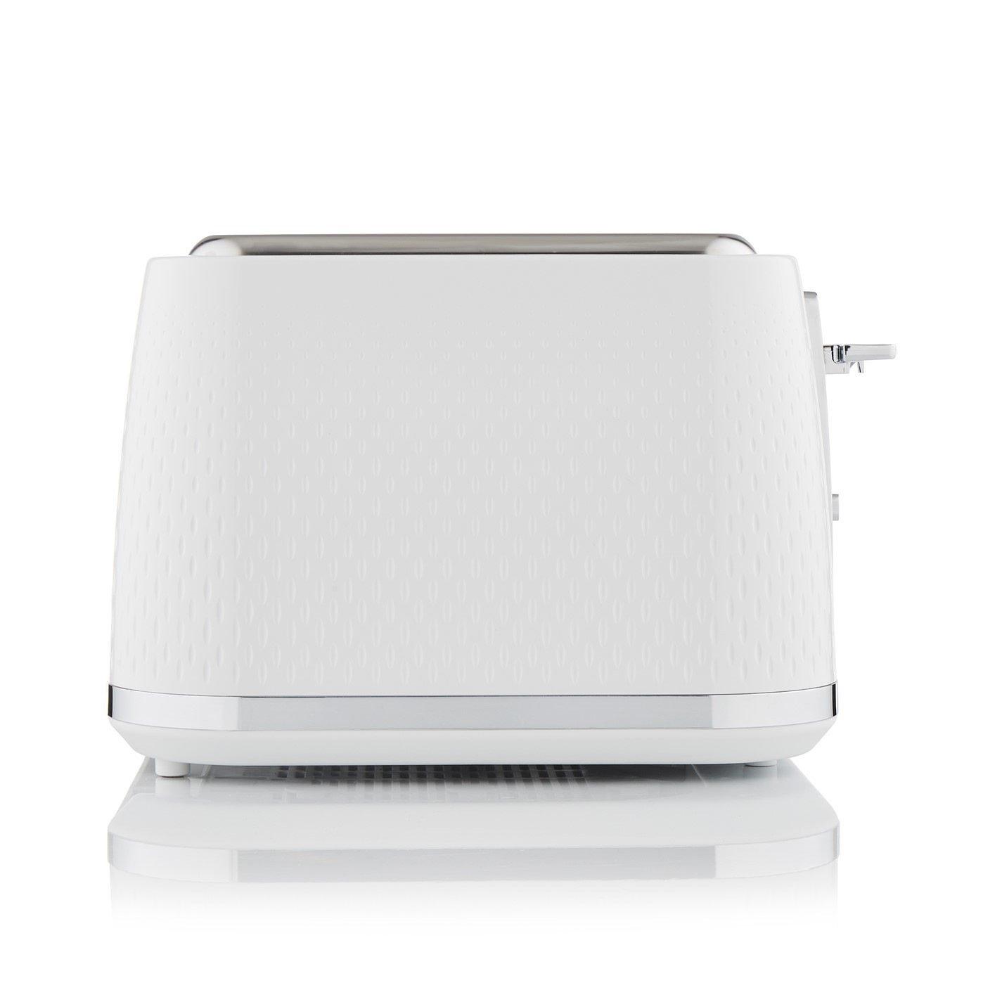 White - Swan - Swan Elegance - Kettle & 4 Slice Toaster - White - 5