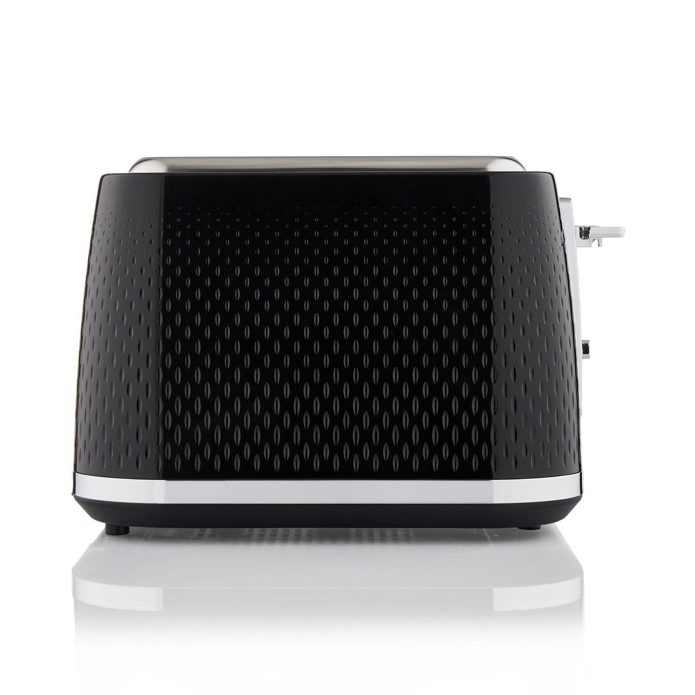 Black - Swan - Swan Elegance - Kettle & 4 Slice Toaster - Black - 6