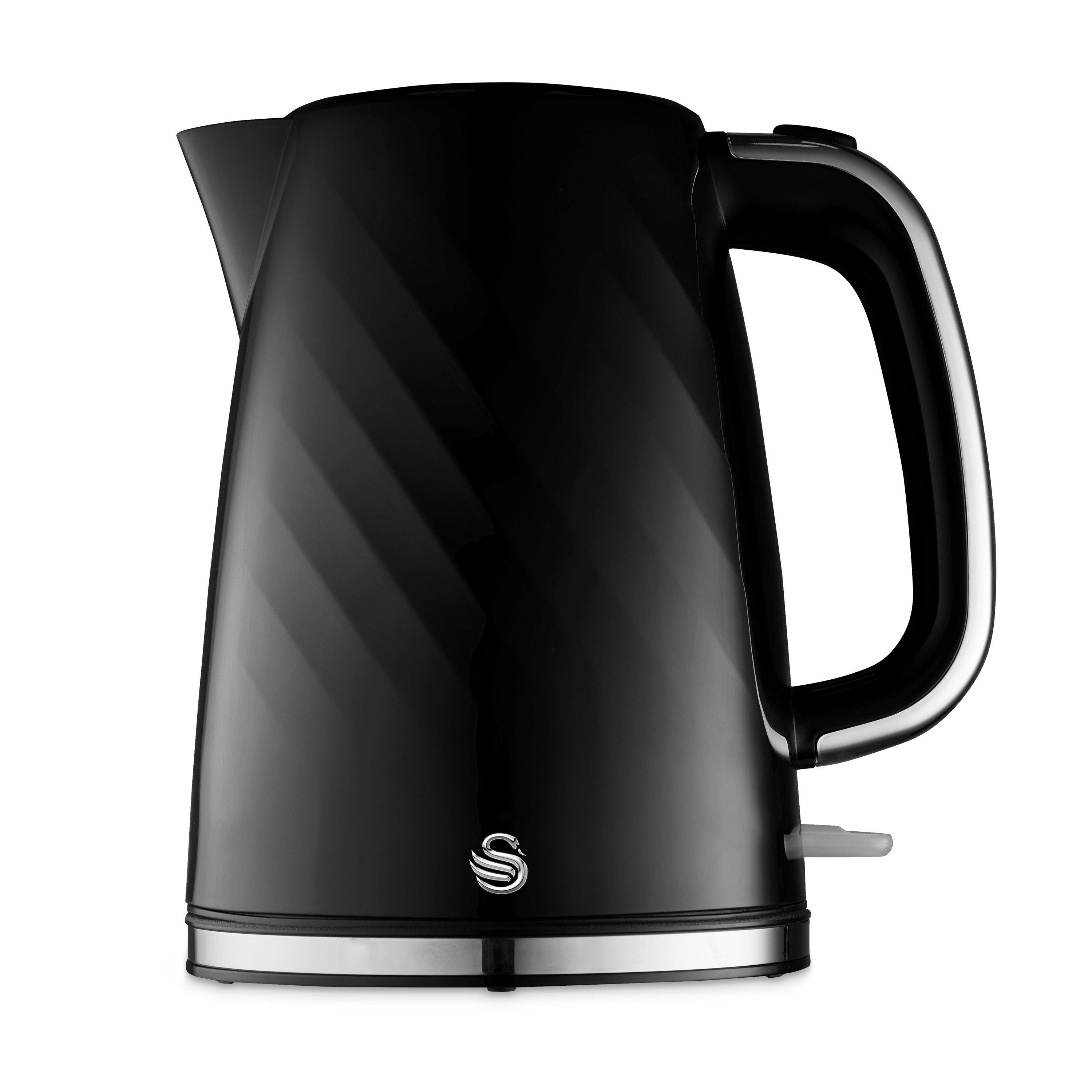Black - Swan - Windsor Kettle & 2 Slice Toaster - Black - 4