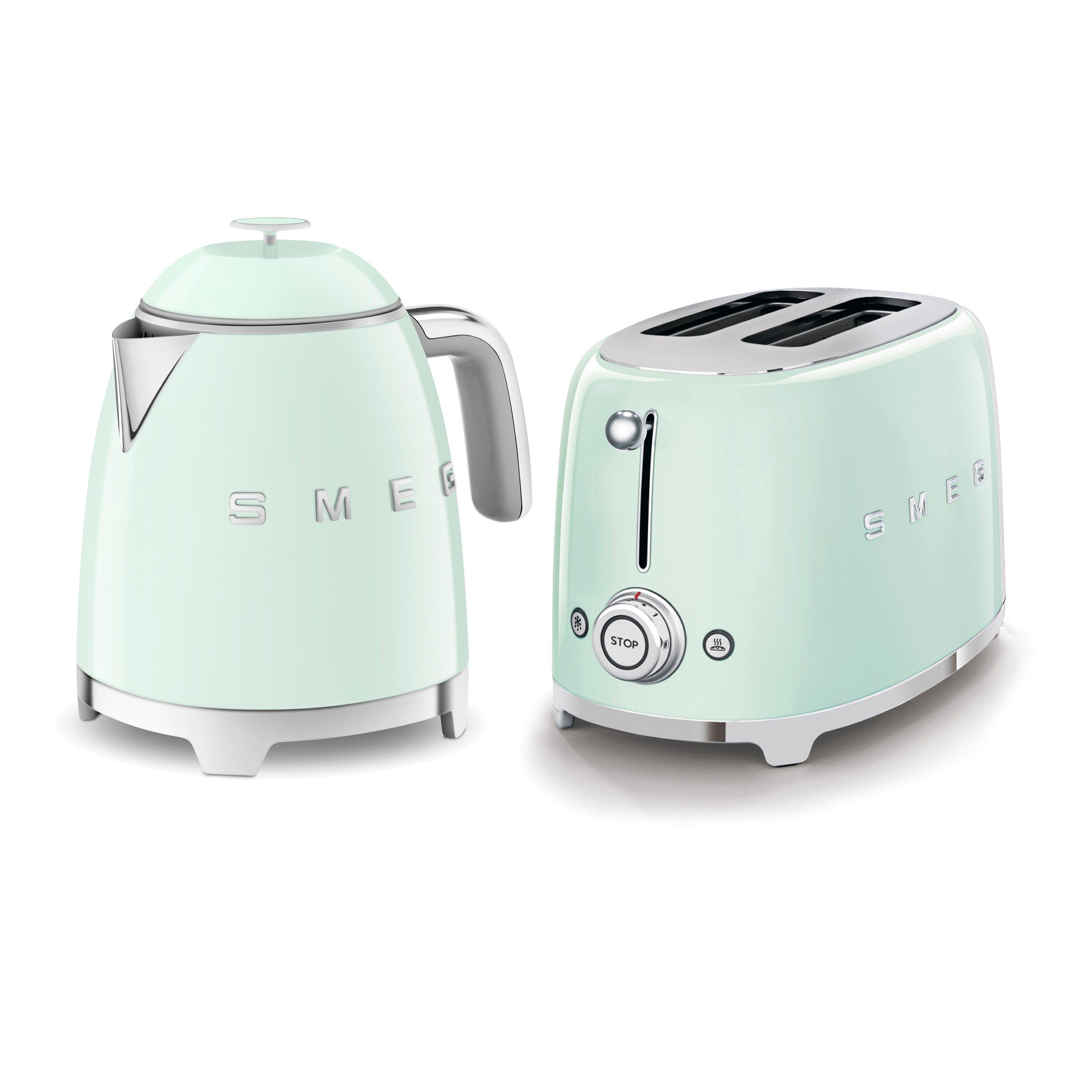 Smeg  50S Style Mini Kettle And Toaster - Green - Medium