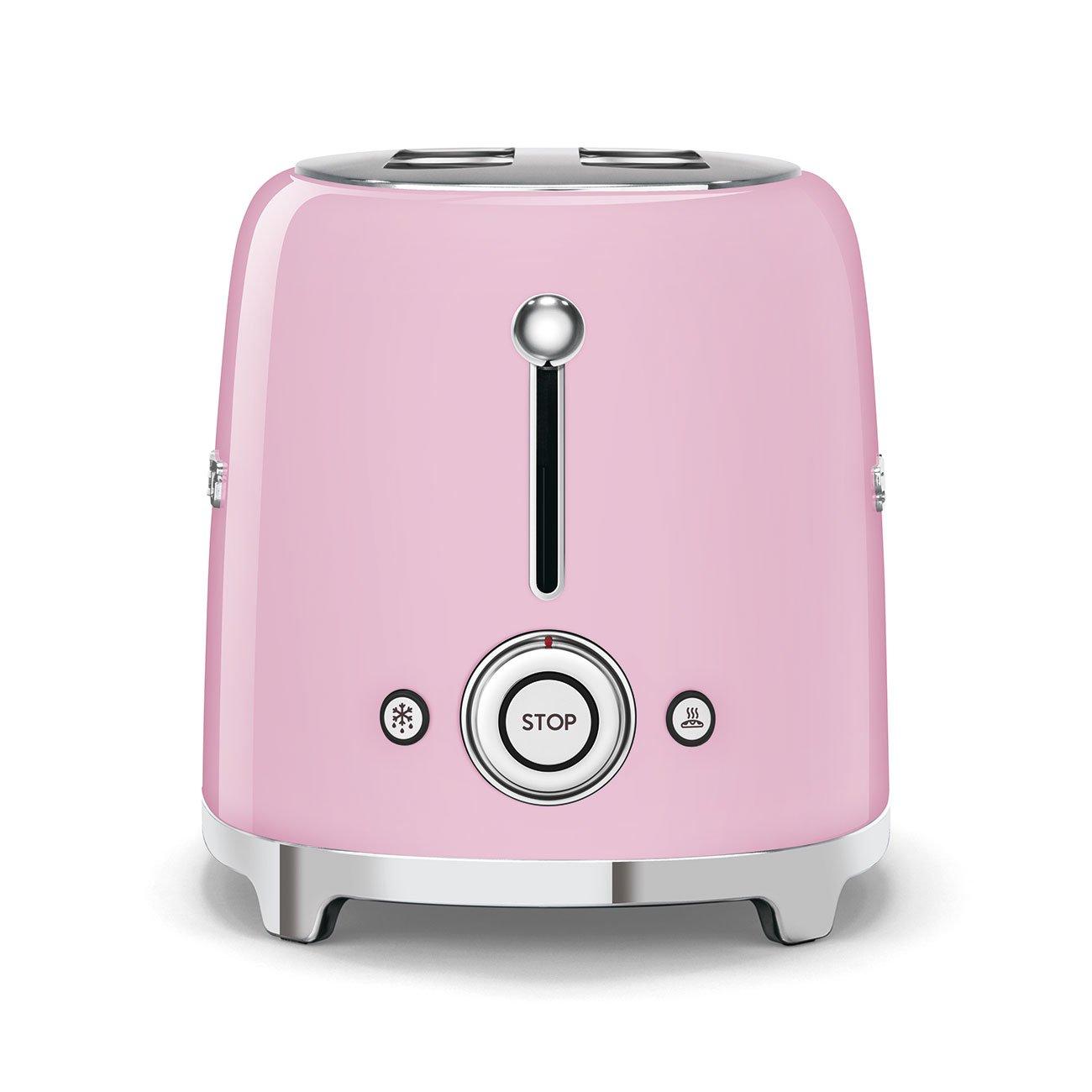 Pastel Pink - Smeg - 50s Style Mini Kettle and Toaster - 6