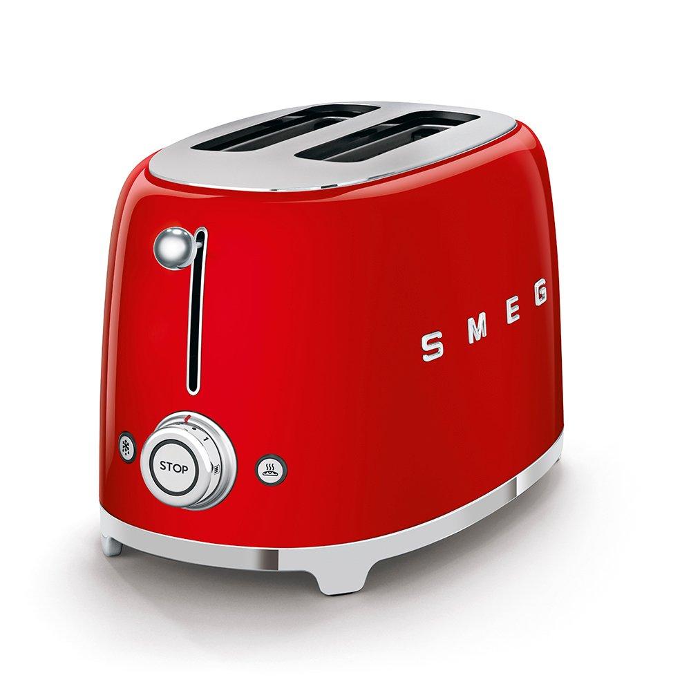Red - Smeg - 50s Style Mini Kettle and Toaster - 6
