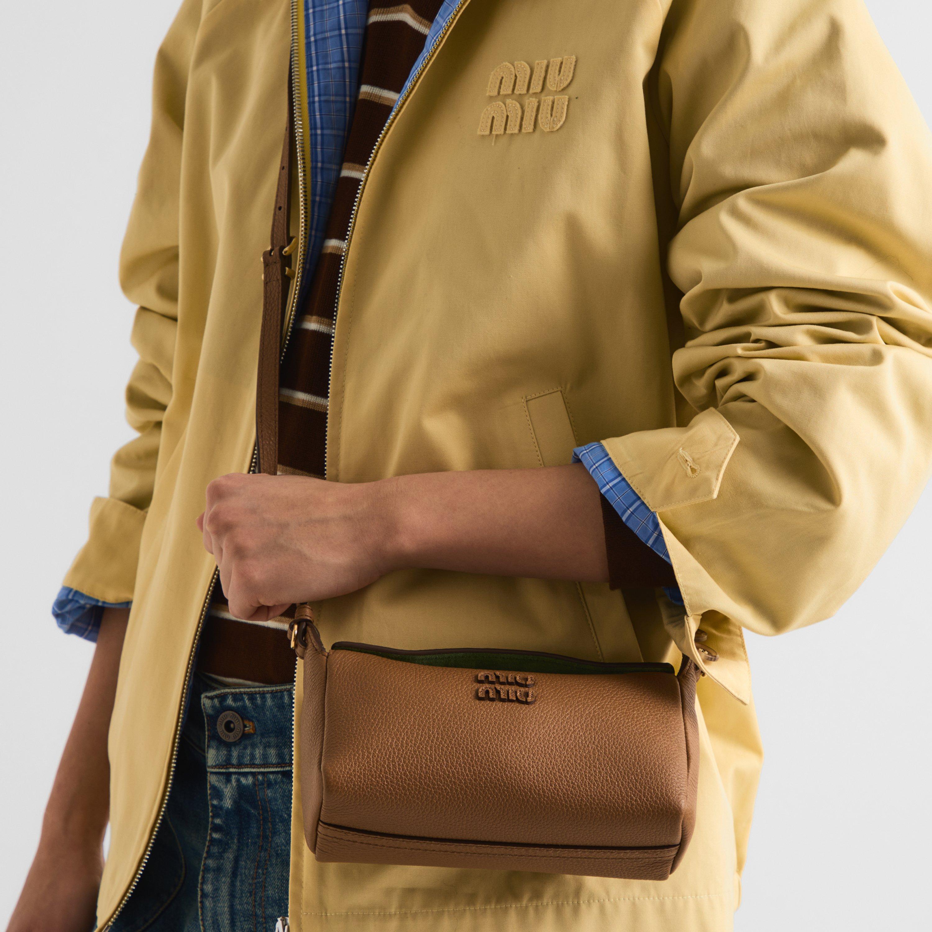 Caramel/Larice - Miu Miu - Women's Mini Crossbody Bag - 3