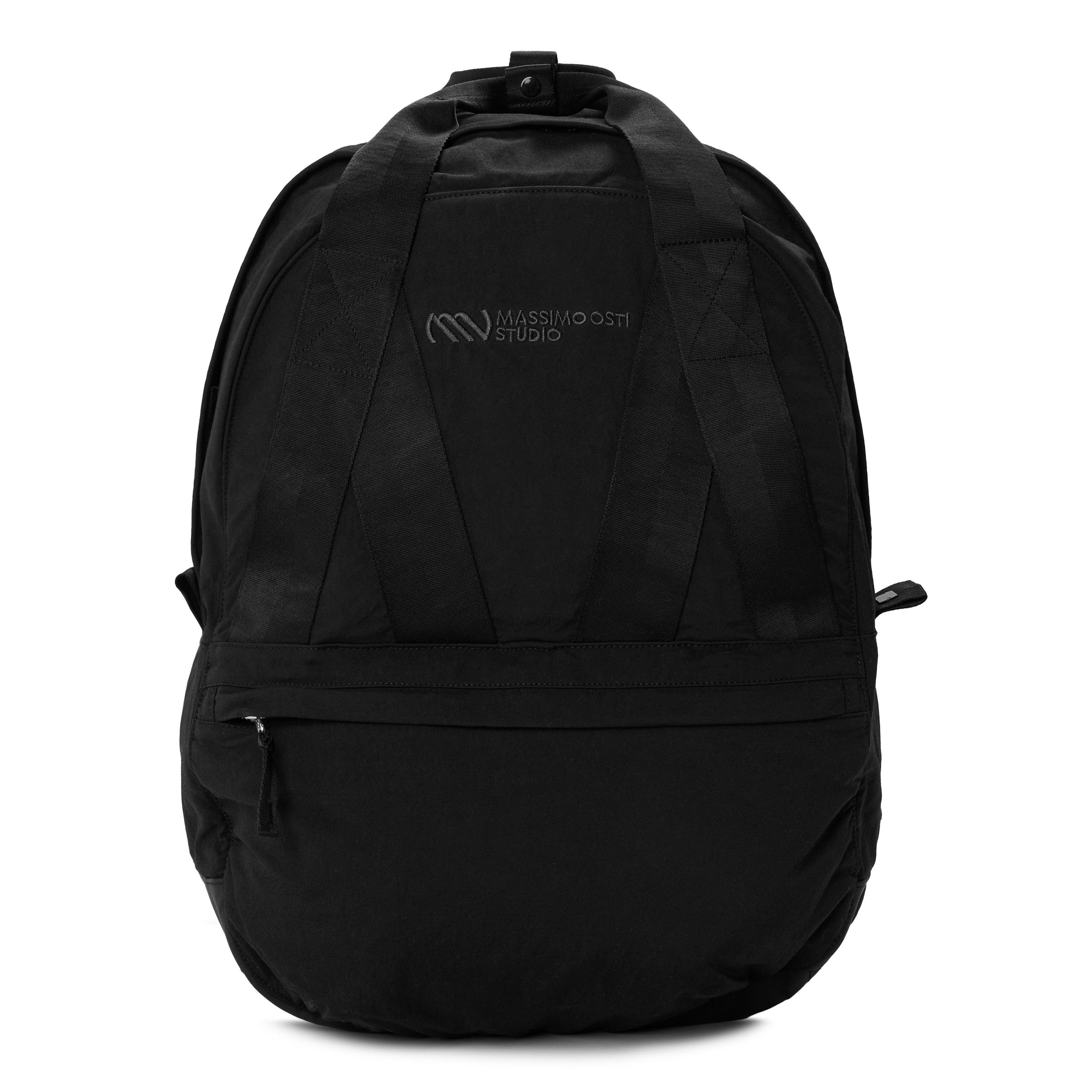 Black - Massimo Osti Studio - Osti Twill Backpack Sn64 - 1