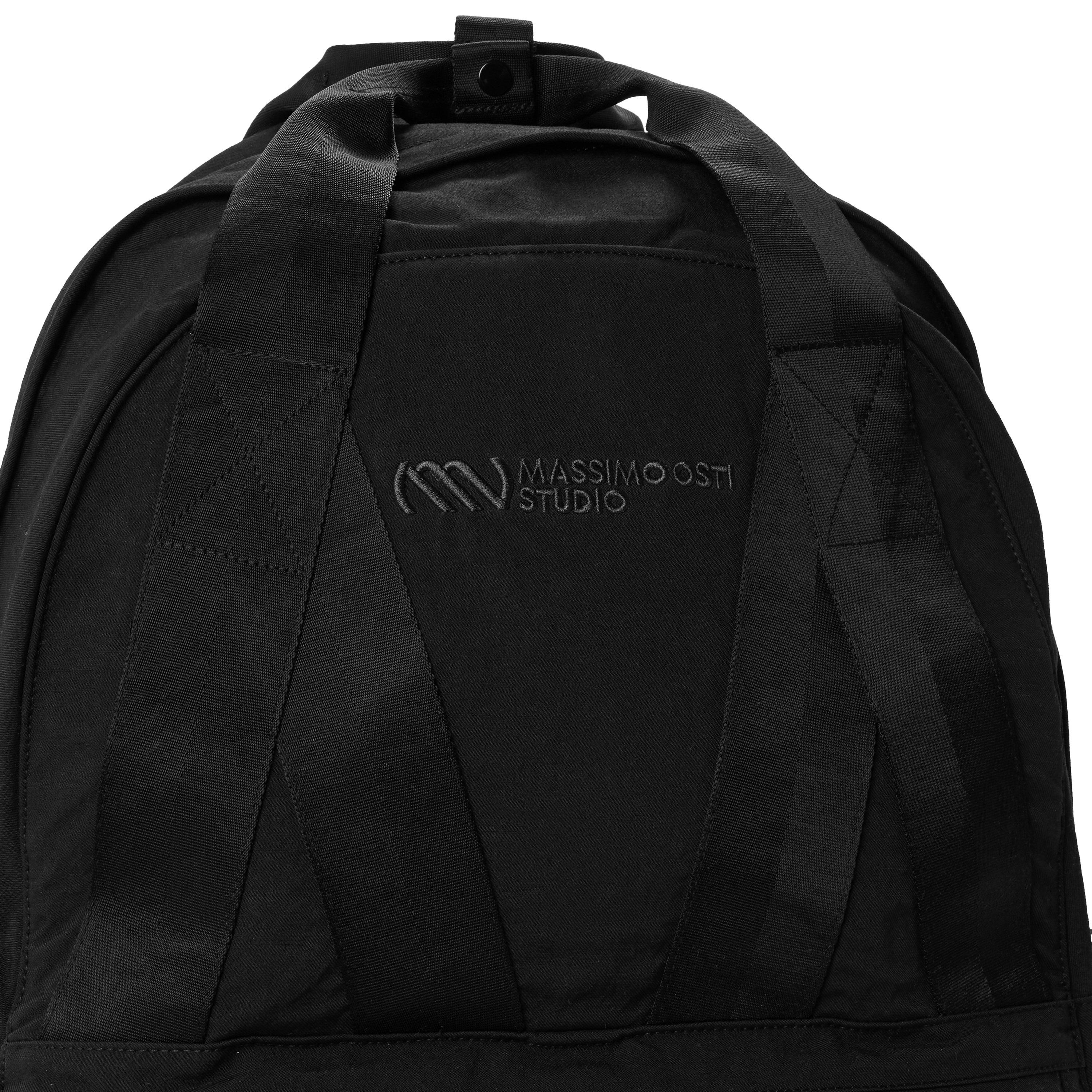 Black - Massimo Osti Studio - Osti Twill Backpack Sn64 - 3