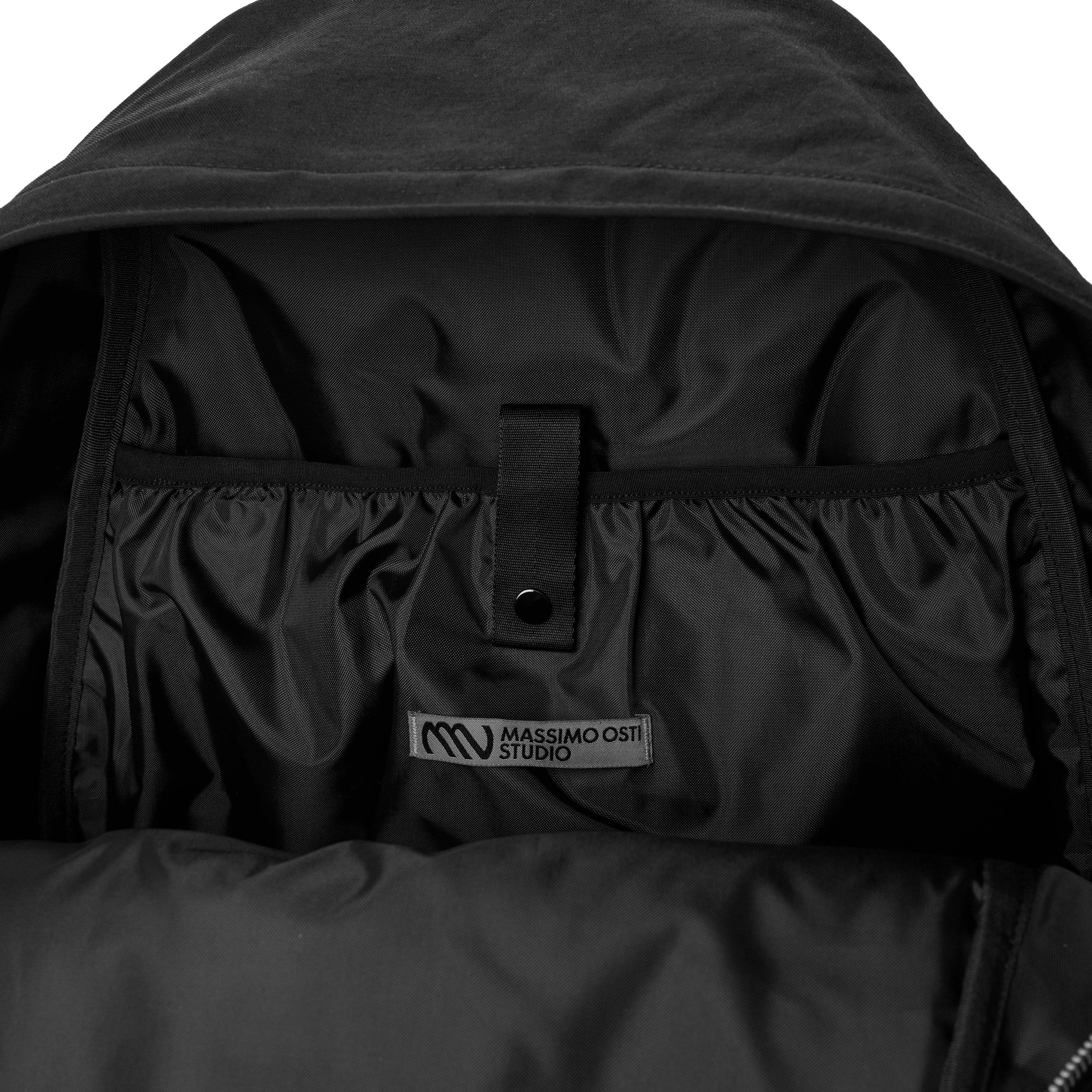 Black - Massimo Osti Studio - Osti Twill Backpack Sn64 - 4