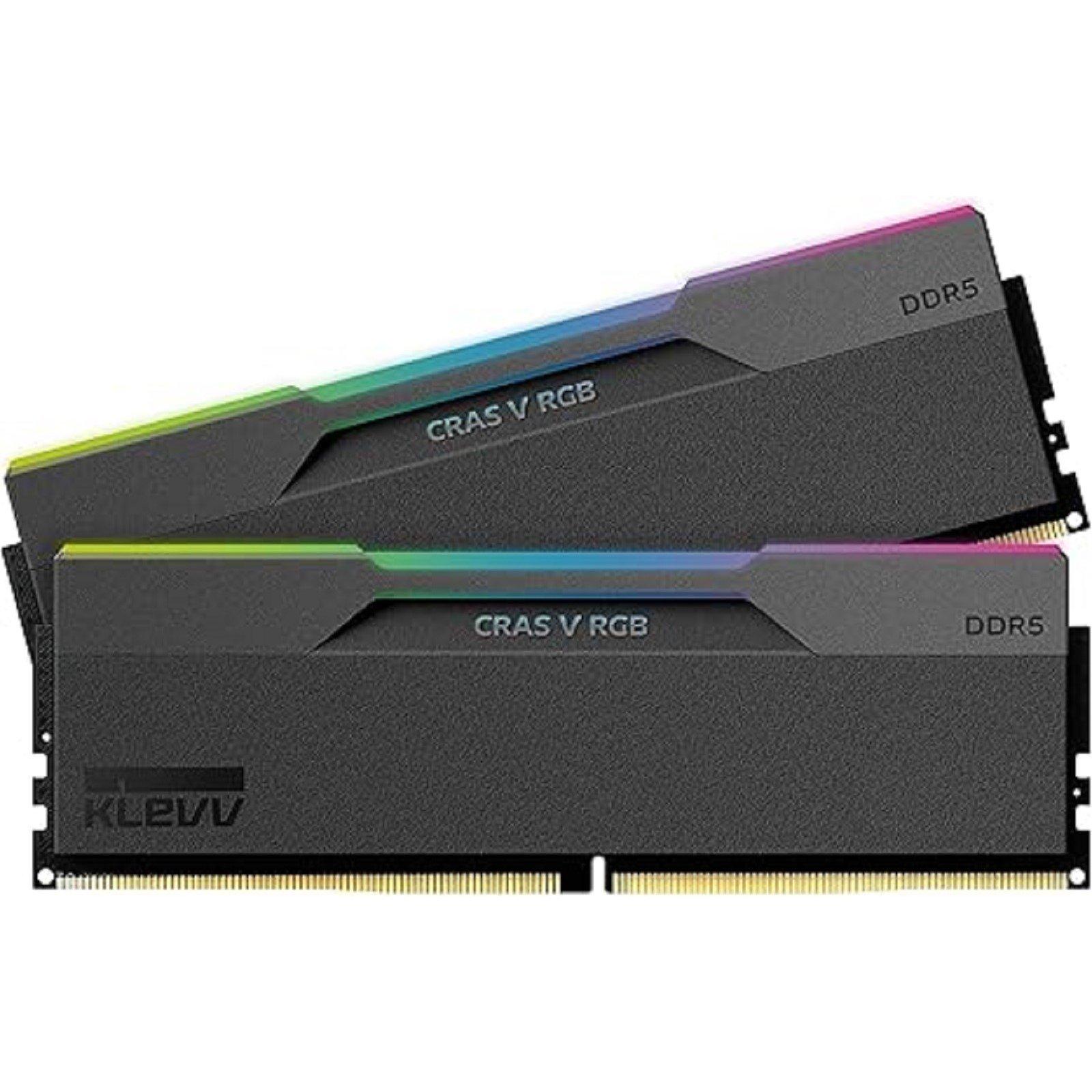 Klevv  Cras V Rgb Ddr5 32Gb (2X16gb) 6400Mhz Cl30 - Black