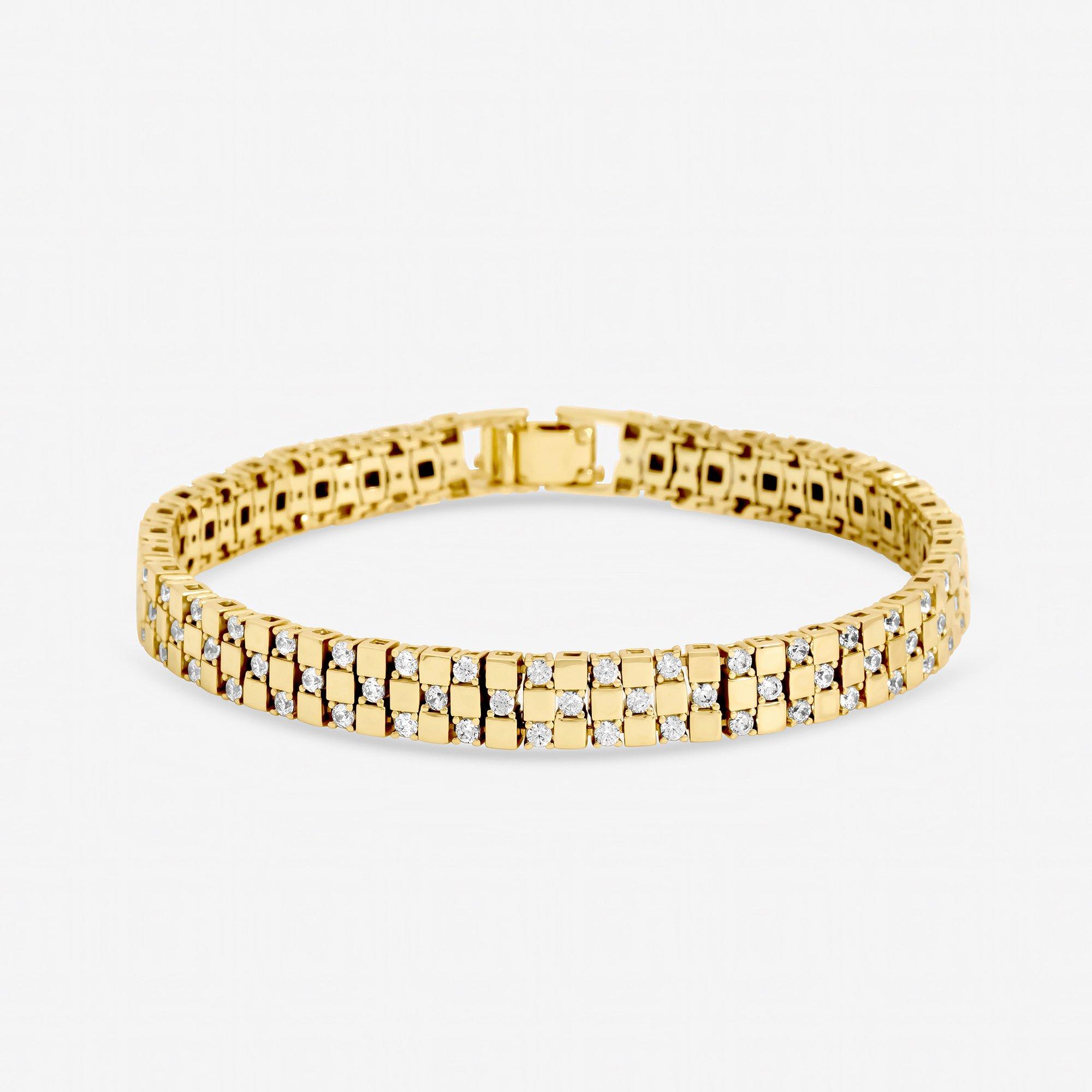 Jon Richard Gold Plated and Crystal Bracelet