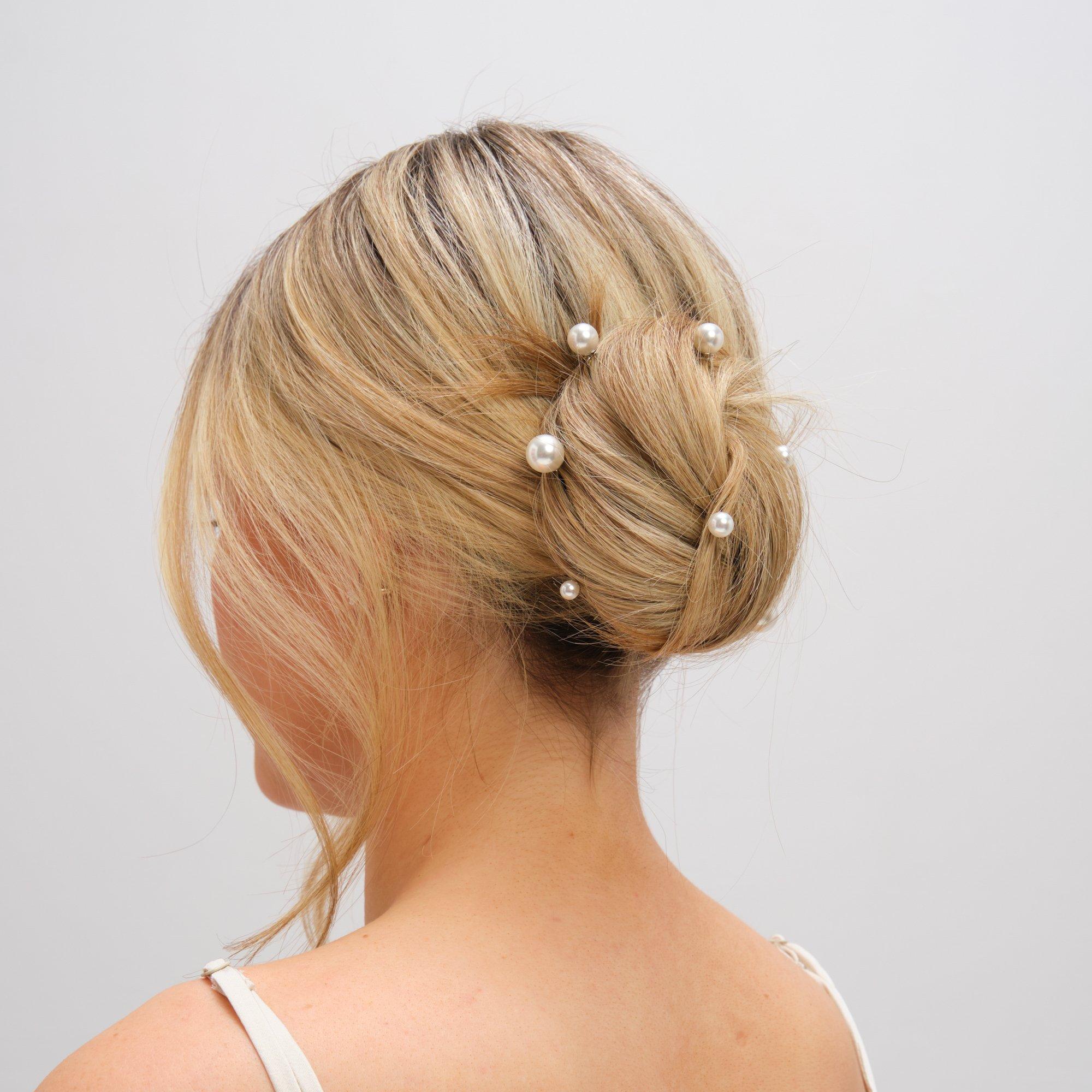 Silver - Jon Richard - Silver Plated Pearl Pins - 2