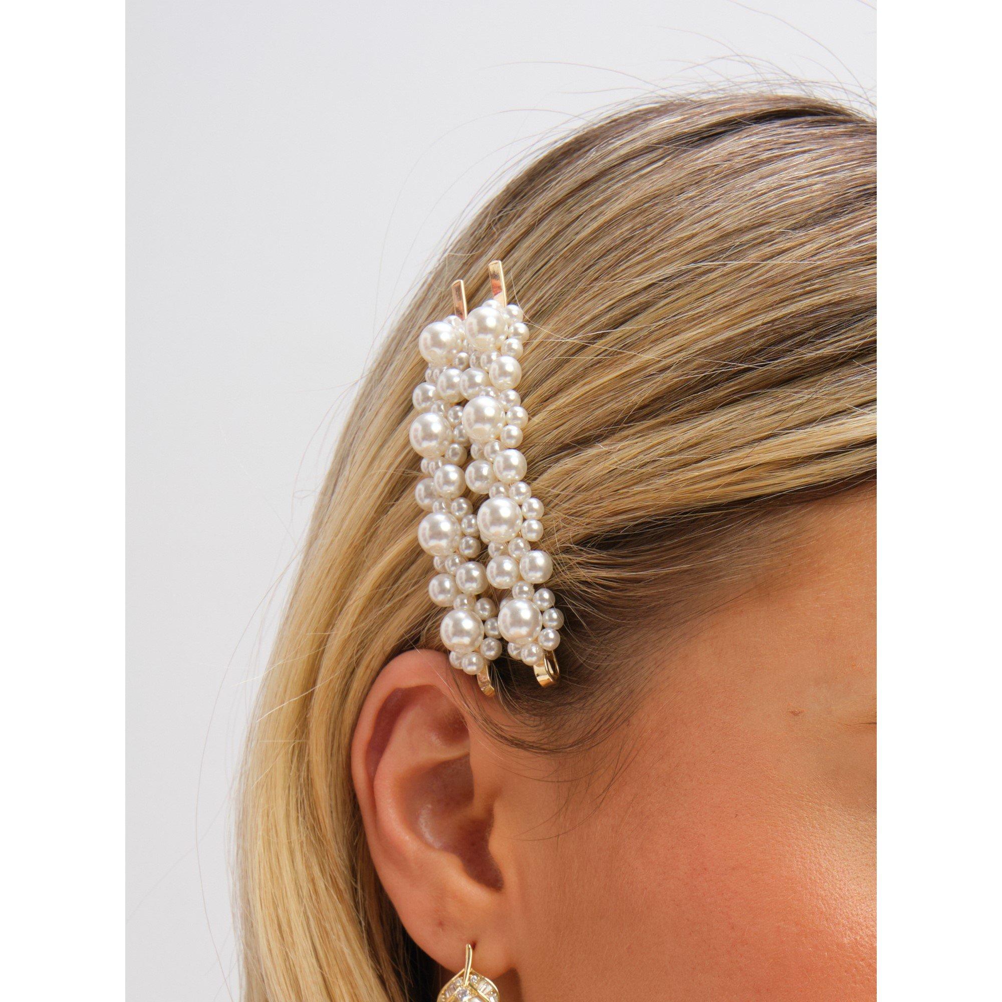 Gold - Jon Richard - Gold Plated Mixed Pearl Slides - Multipack - 2