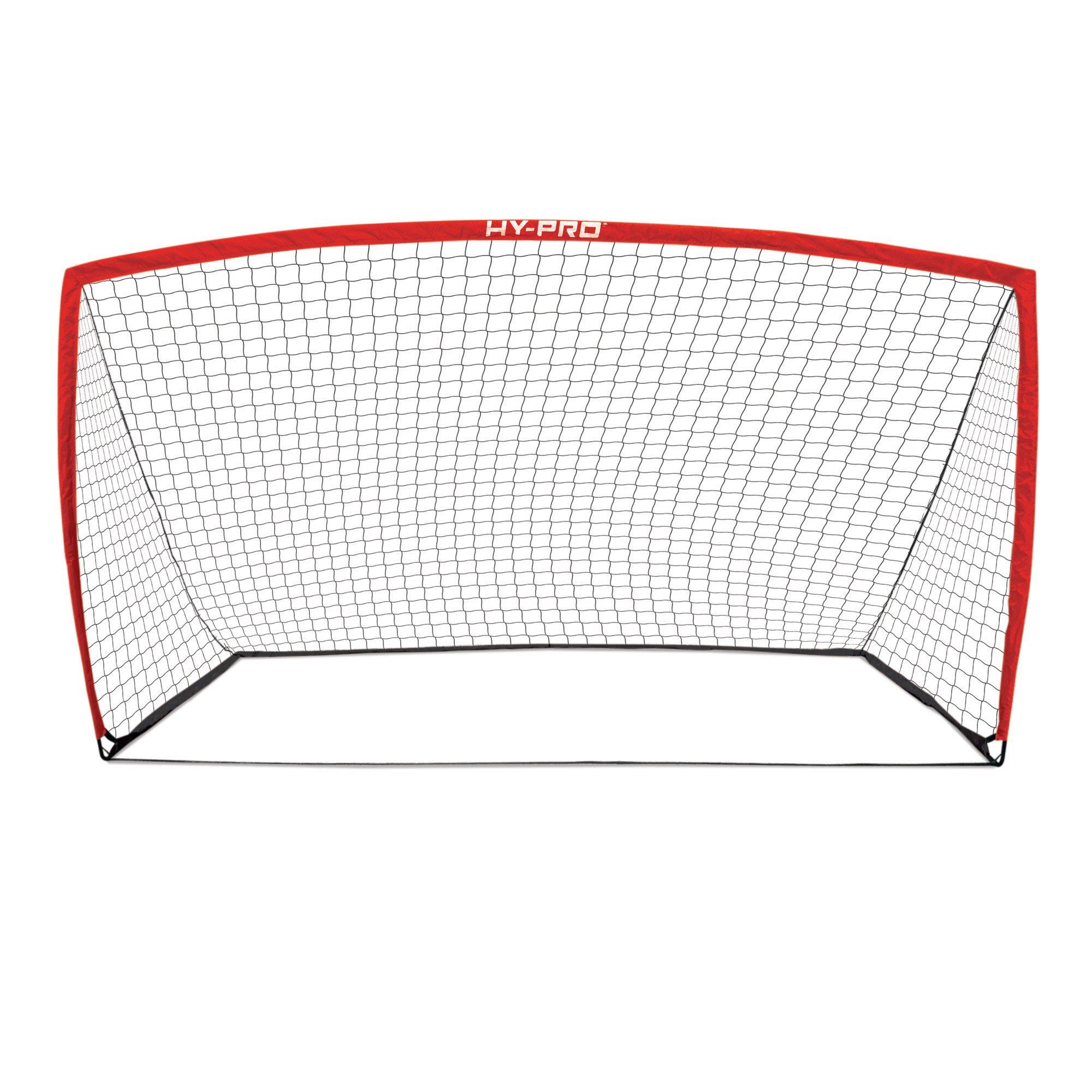 Black - Hy-Pro - Hy-Pro 12ft x 6ft Pop Up Flexi Goal - Black - 1