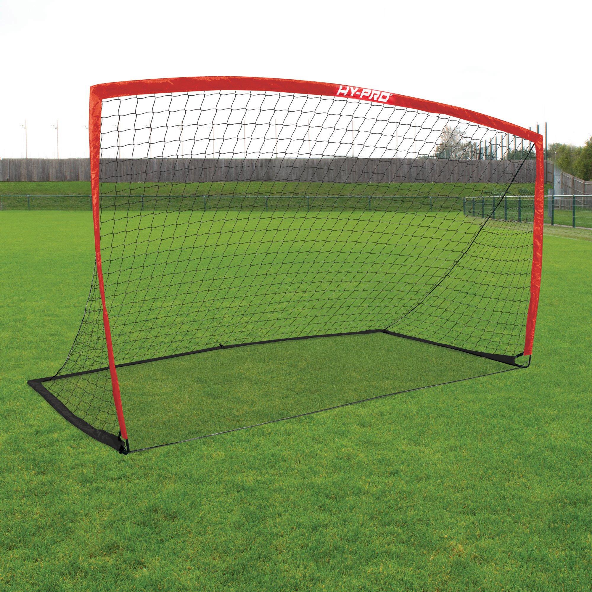 Black - Hy-Pro - Hy-Pro 12ft x 6ft Pop Up Flexi Goal - Black - 2