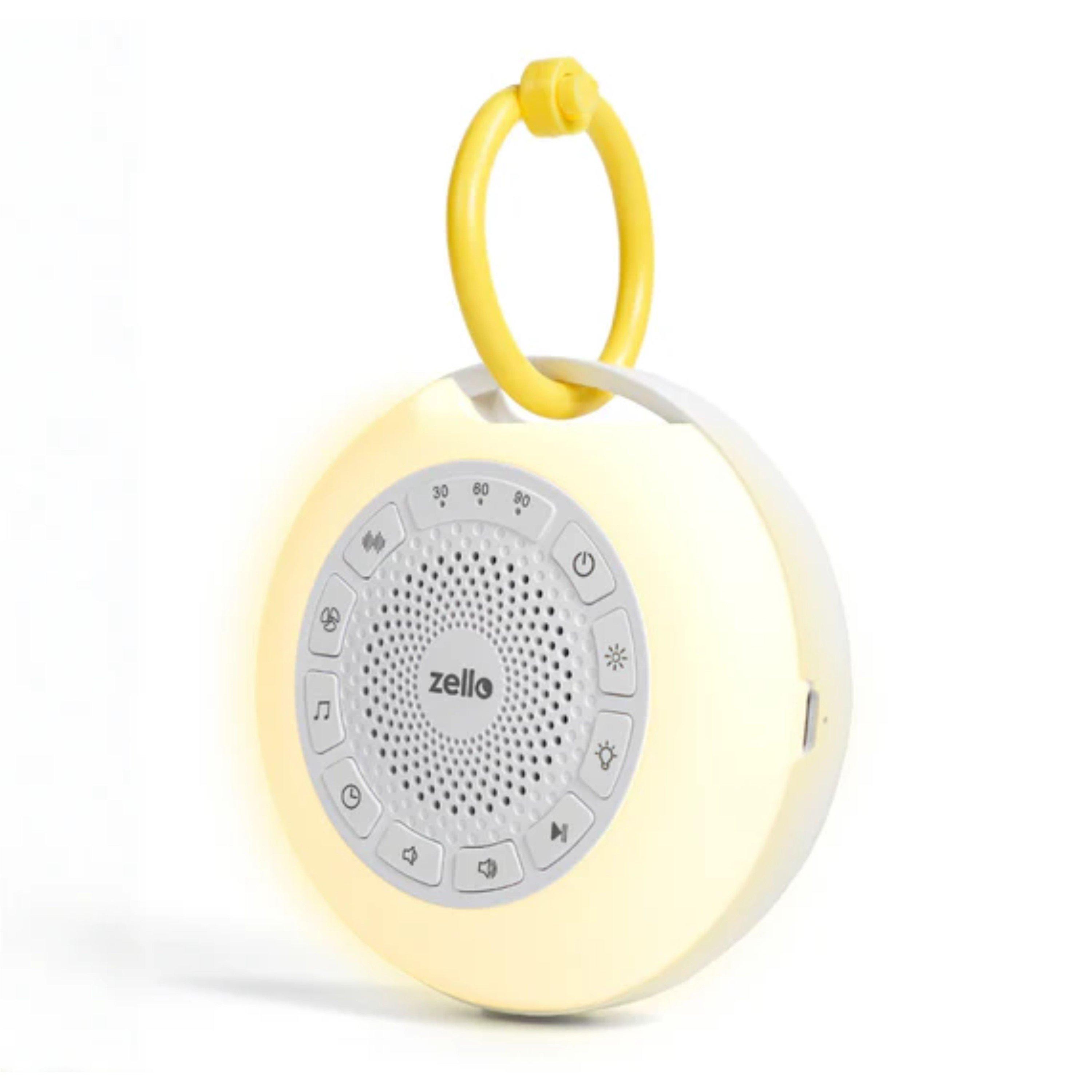 White - Zello - Portable Pro Max White Noise Machine & Night Light - 1