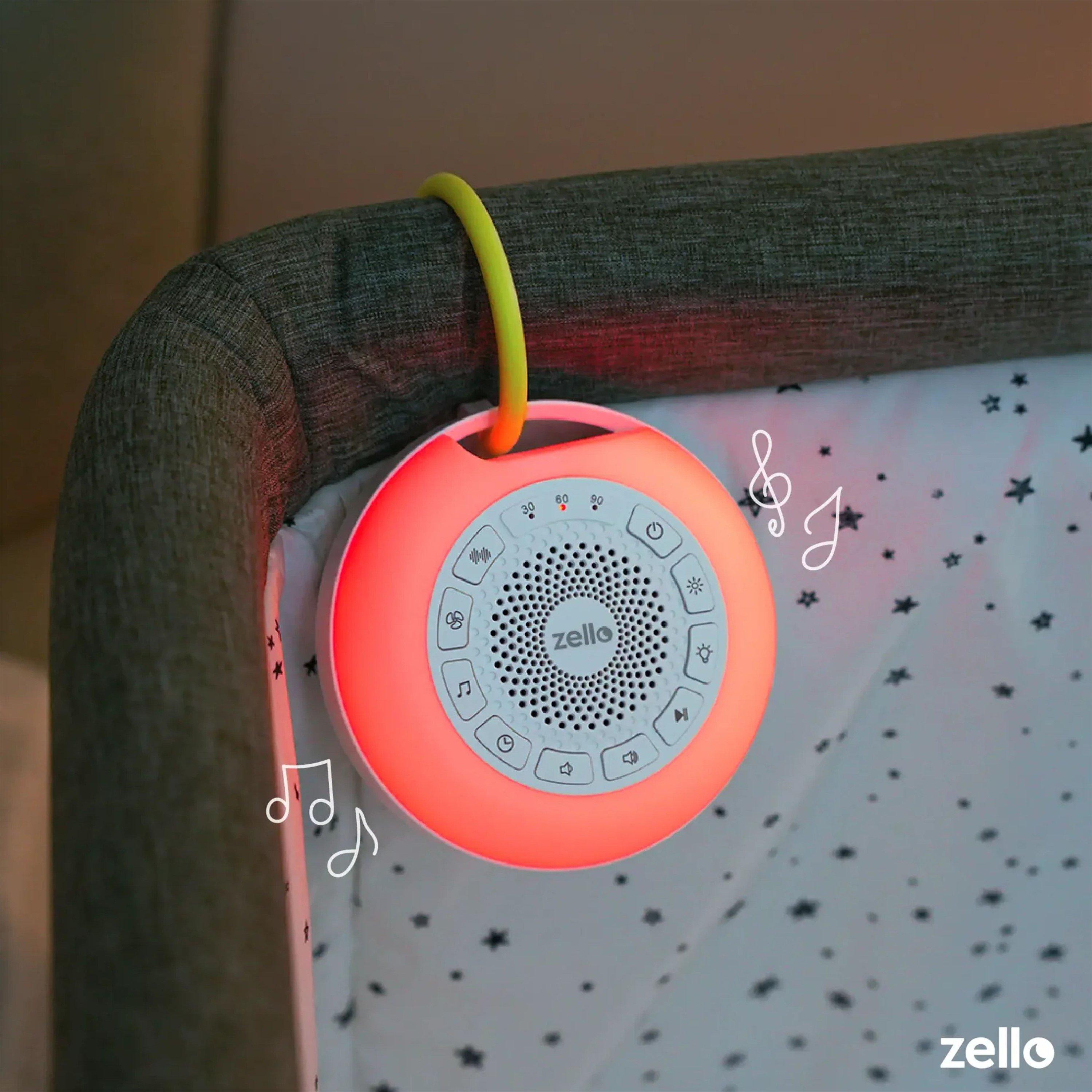 White - Zello - Portable Pro Max White Noise Machine & Night Light - 2