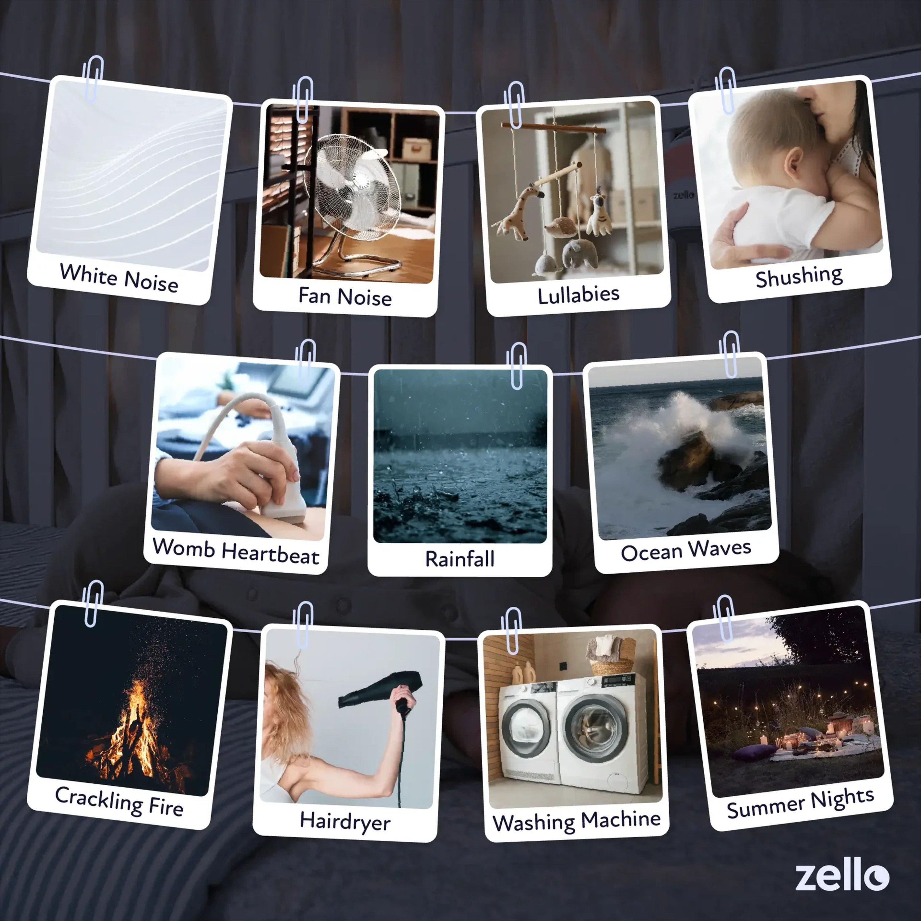 White - Zello - Zello YourVoice White Noise Machine - 5