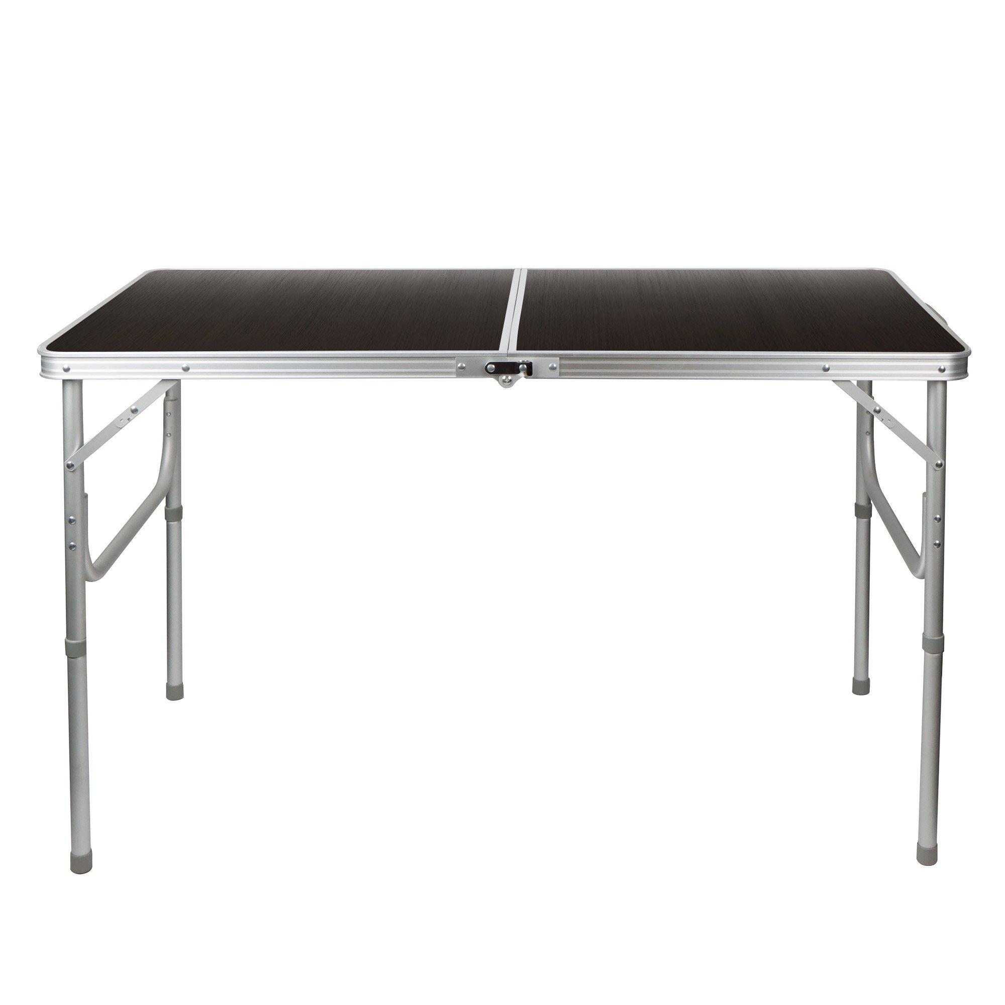Streetwize Folding Camping Table with Adjustable Legs