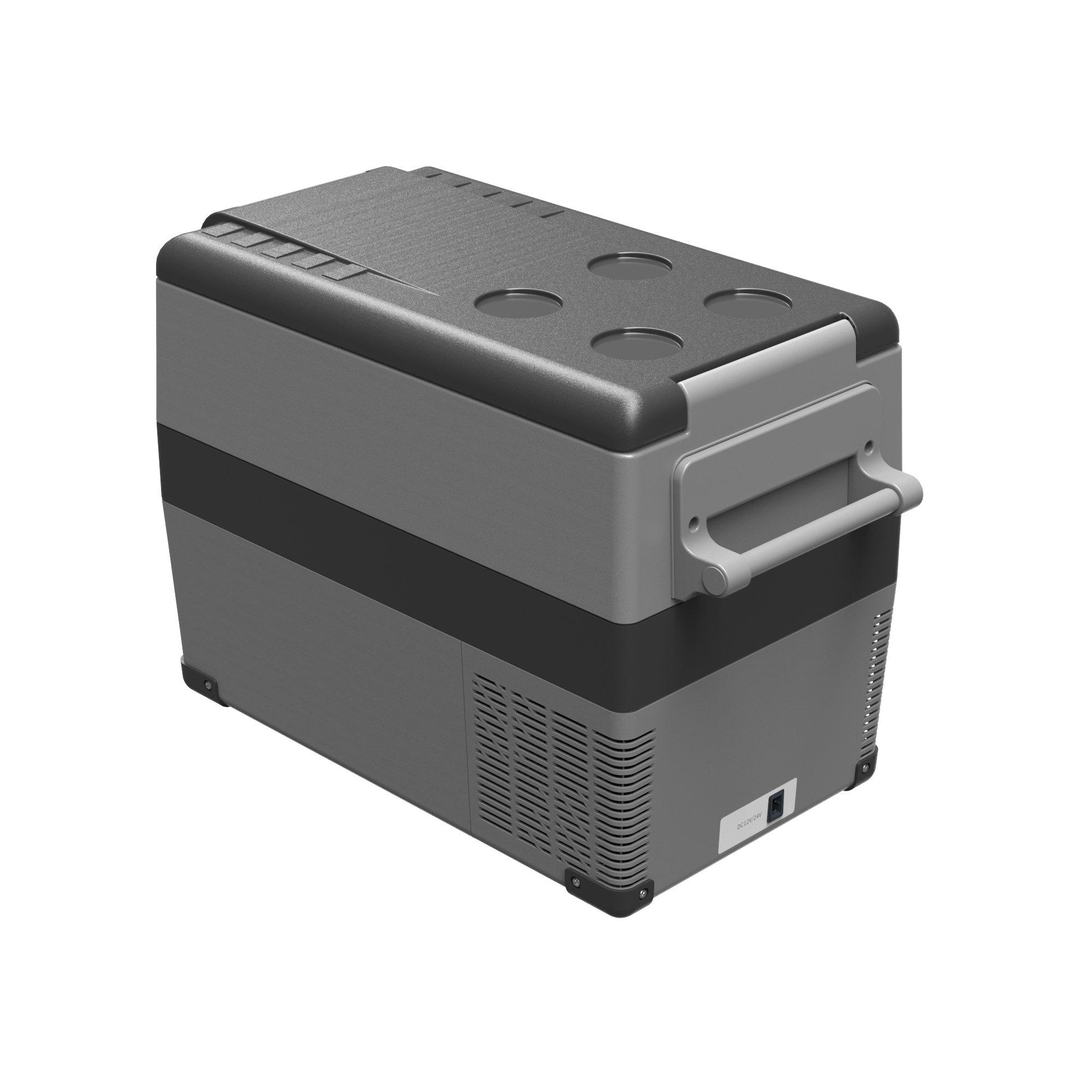 Grey - Streetwize - Glacier 40L Compressor Fridge/Freezer - 1