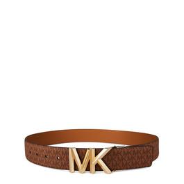 MICHAEL Michael Kors Logo Reversible Belt