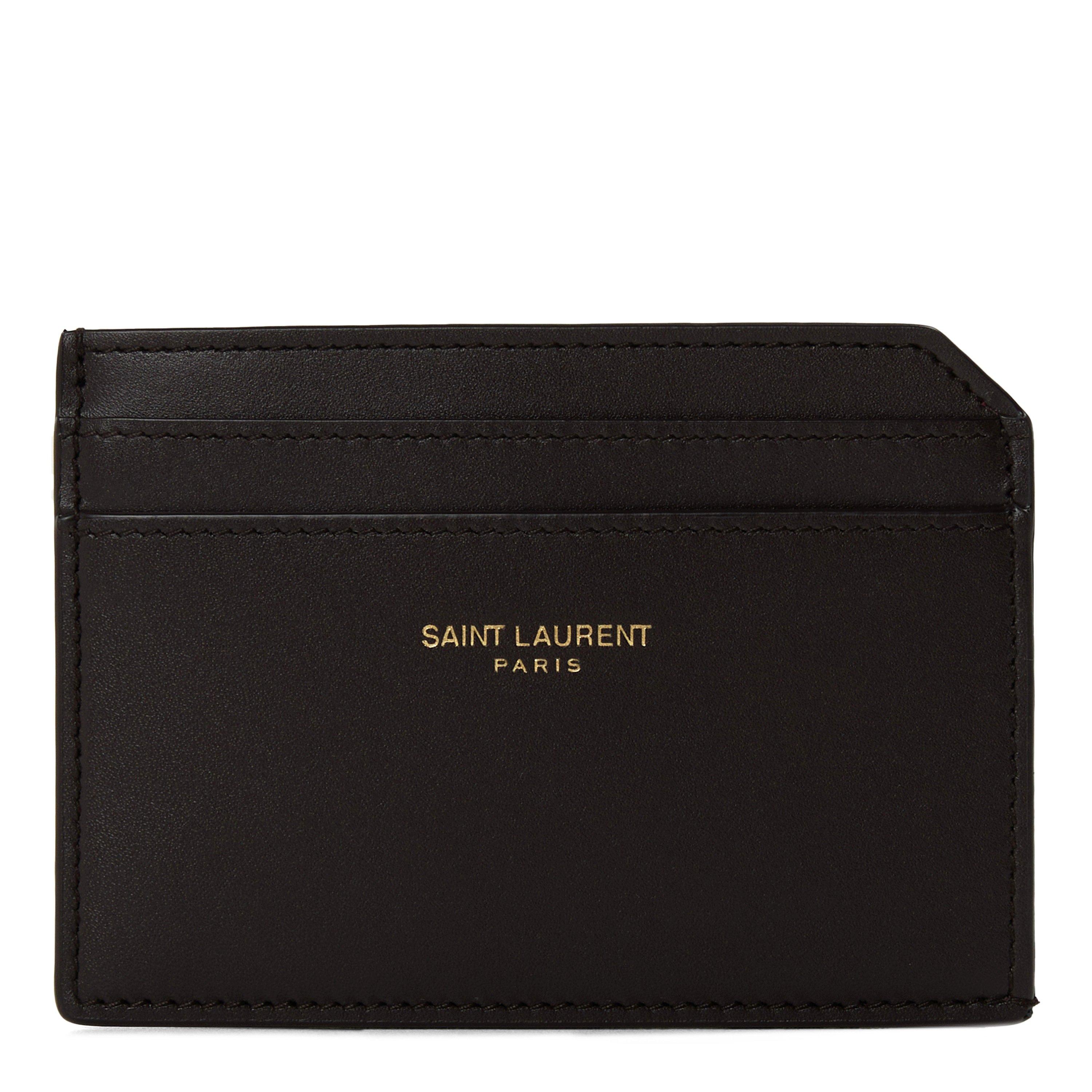 Brown/Red - Saint Laurent - Saint Cardholder Sn64 - 1