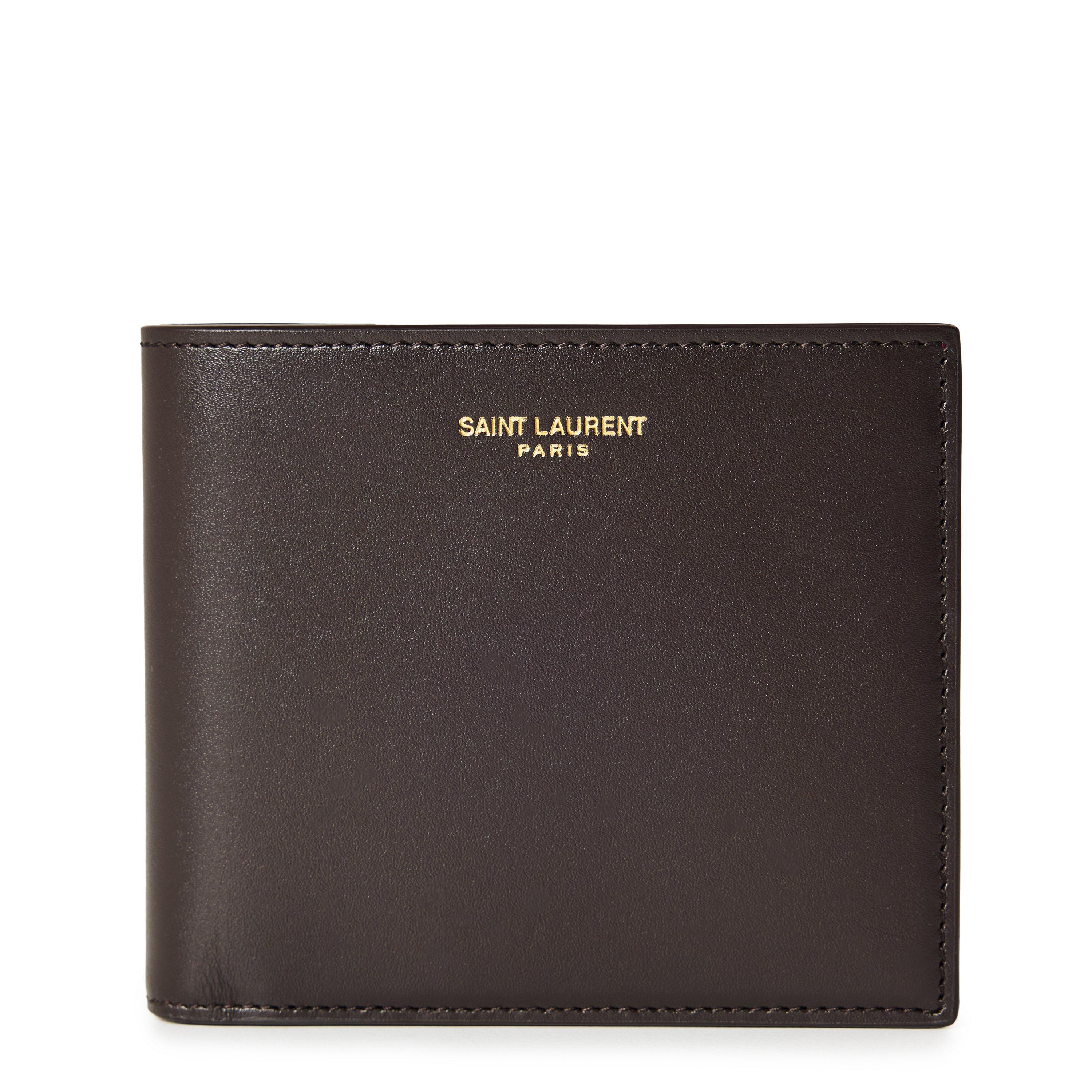 Brown/Red - Saint Laurent - Saint Wallet Sn64 - 1