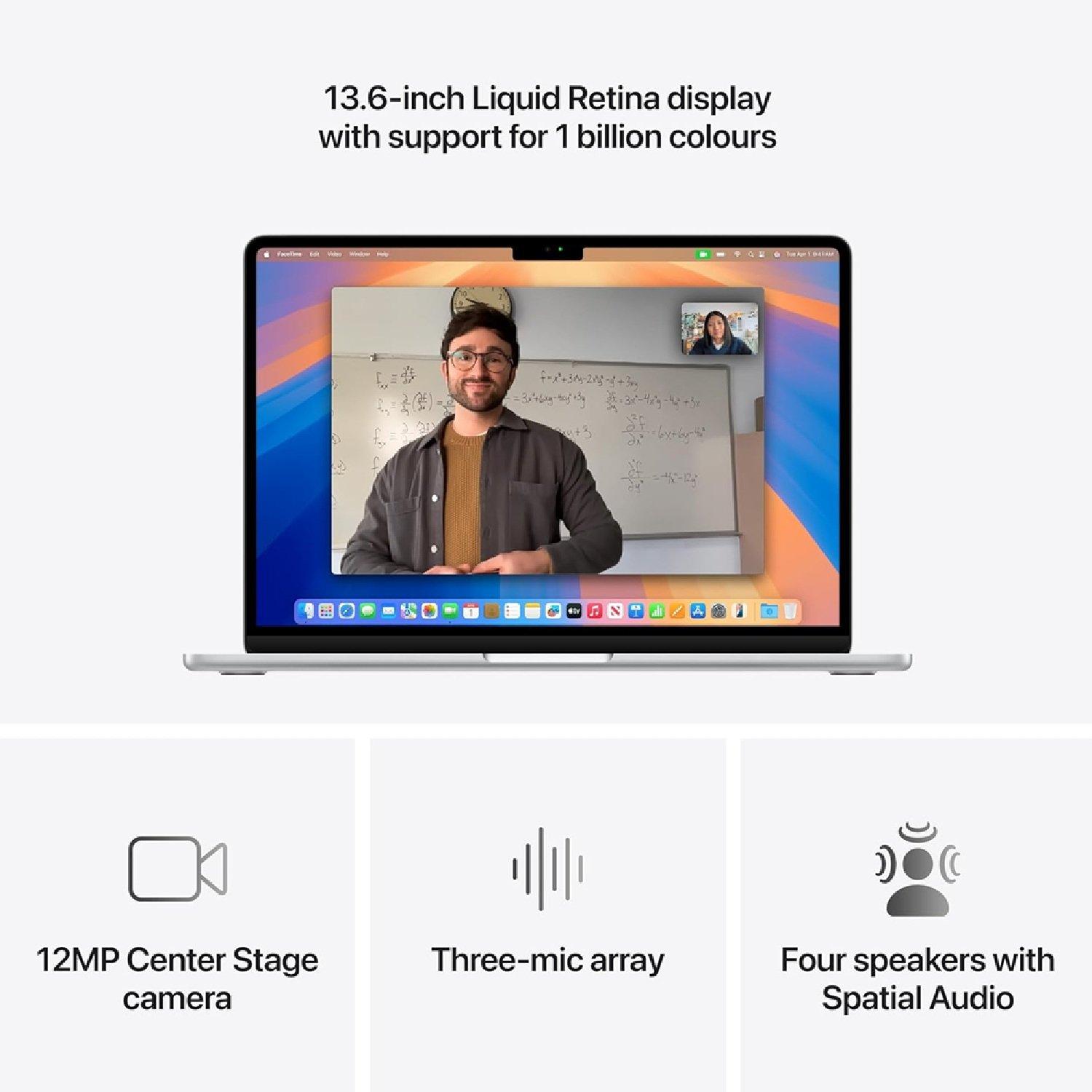 Silver - Apple - Macbook Air 13 M4 10 Core 24GB 512GB (2025) - 3