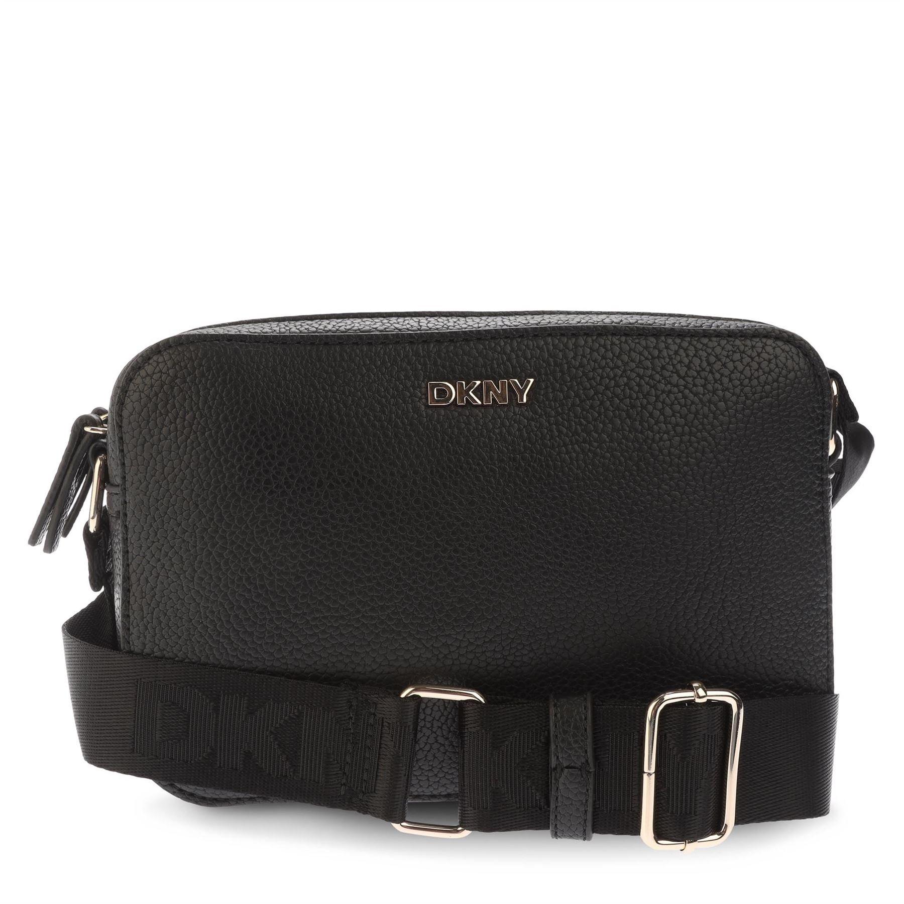 Black - DKNY - Tutu Double Zip Camera Crossbody Bag - 1