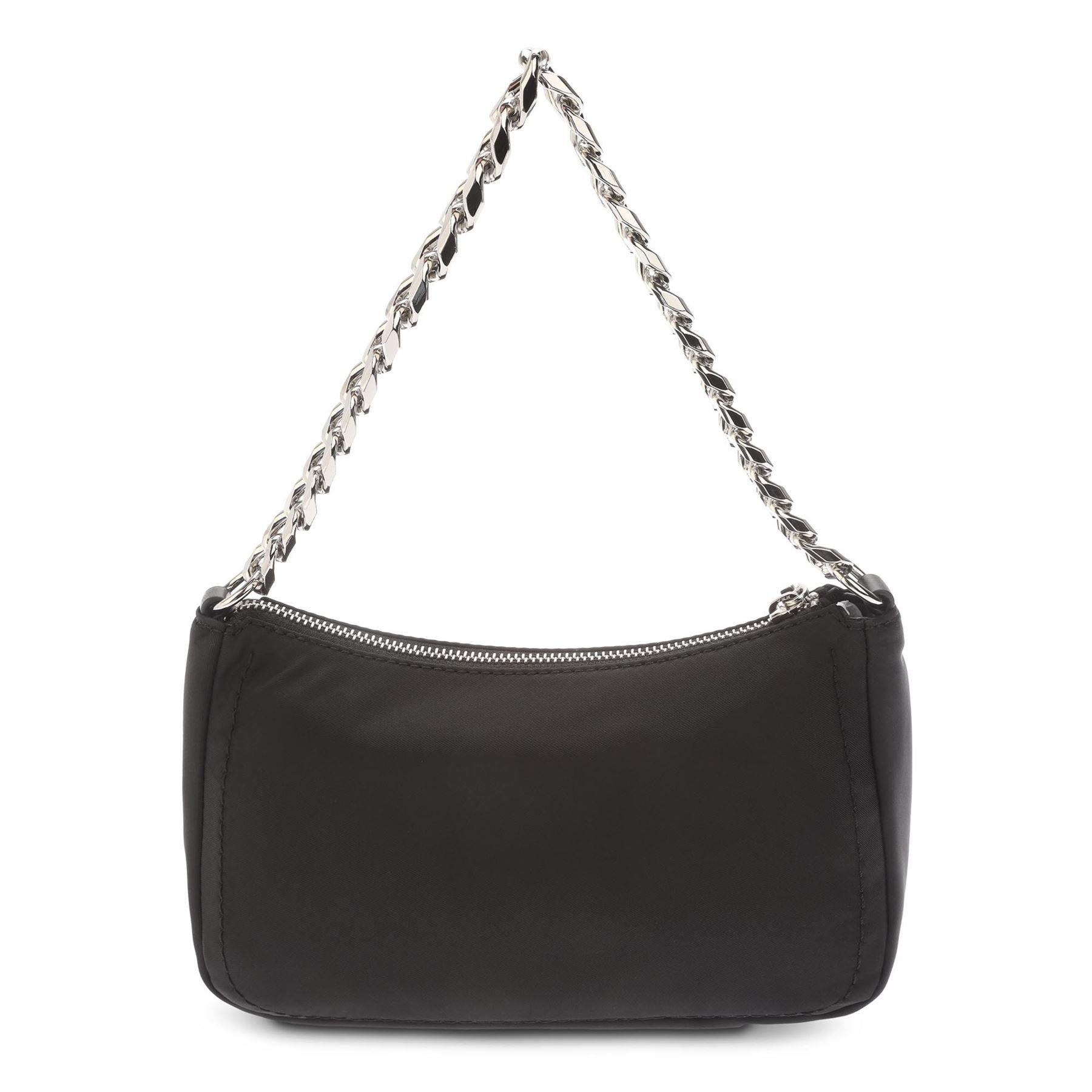 Black Silver - DKNY - Lorena Demi Shoulder Bag - 2