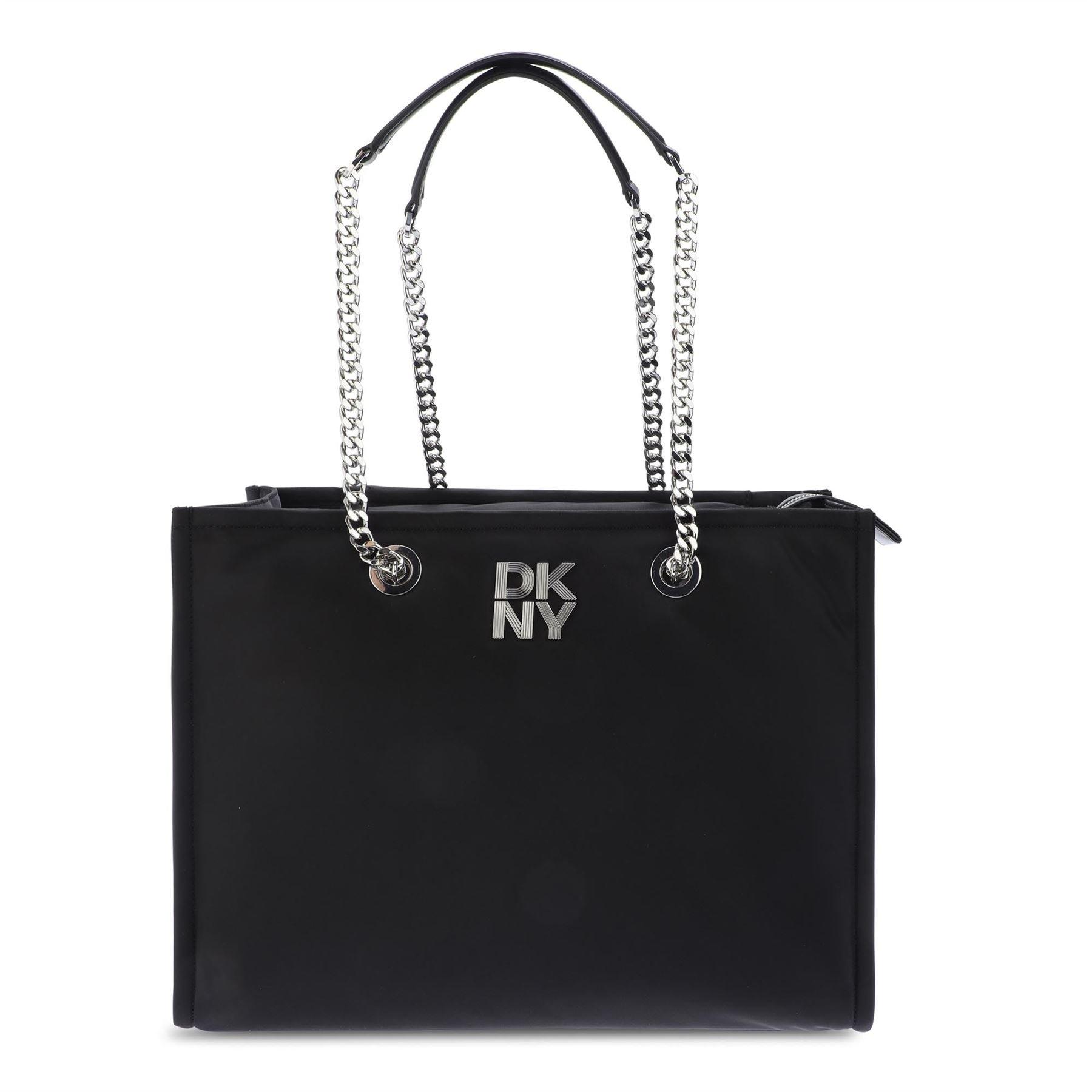 Black Silver - DKNY - Lorena Tote Bag - 1