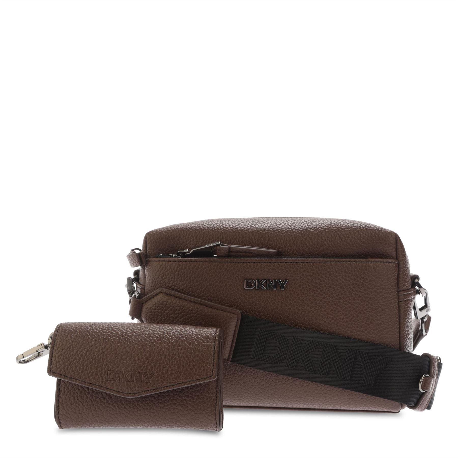 Brown - DKNY - Tate Crossbody Bag - 1