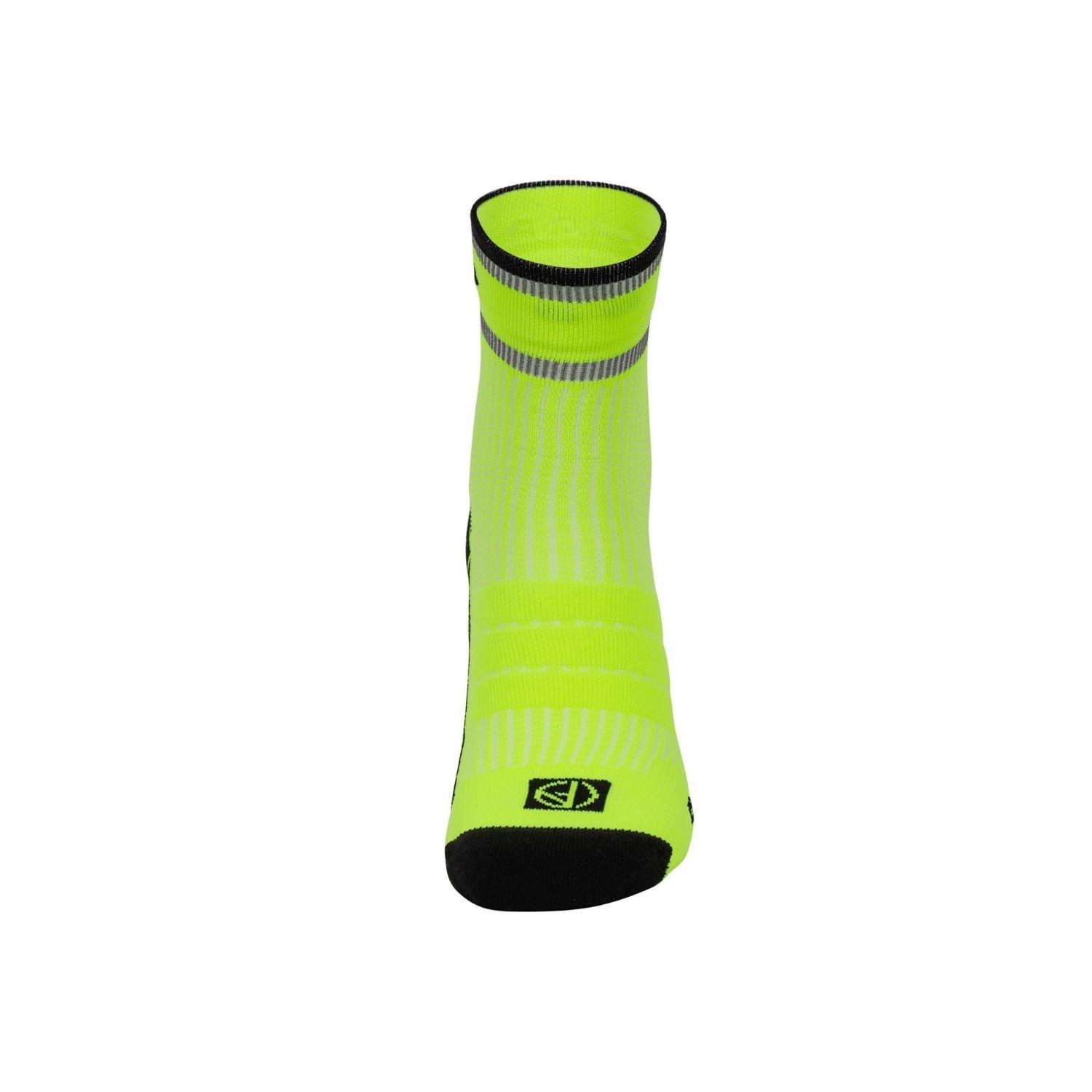 Neutral - Absolute 360 - Be Seen Performance Running Socks: Neon Yellow - 2