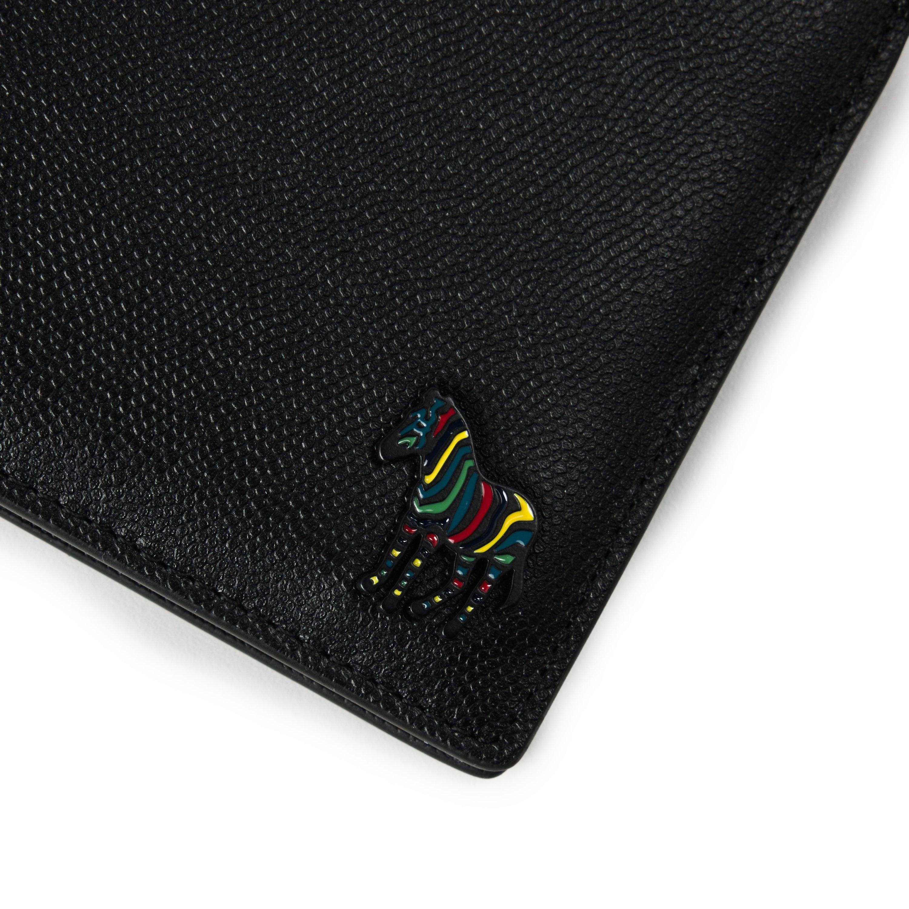 Zwart - Paul Smith - Zebra Leather Billfold Wallet - 3