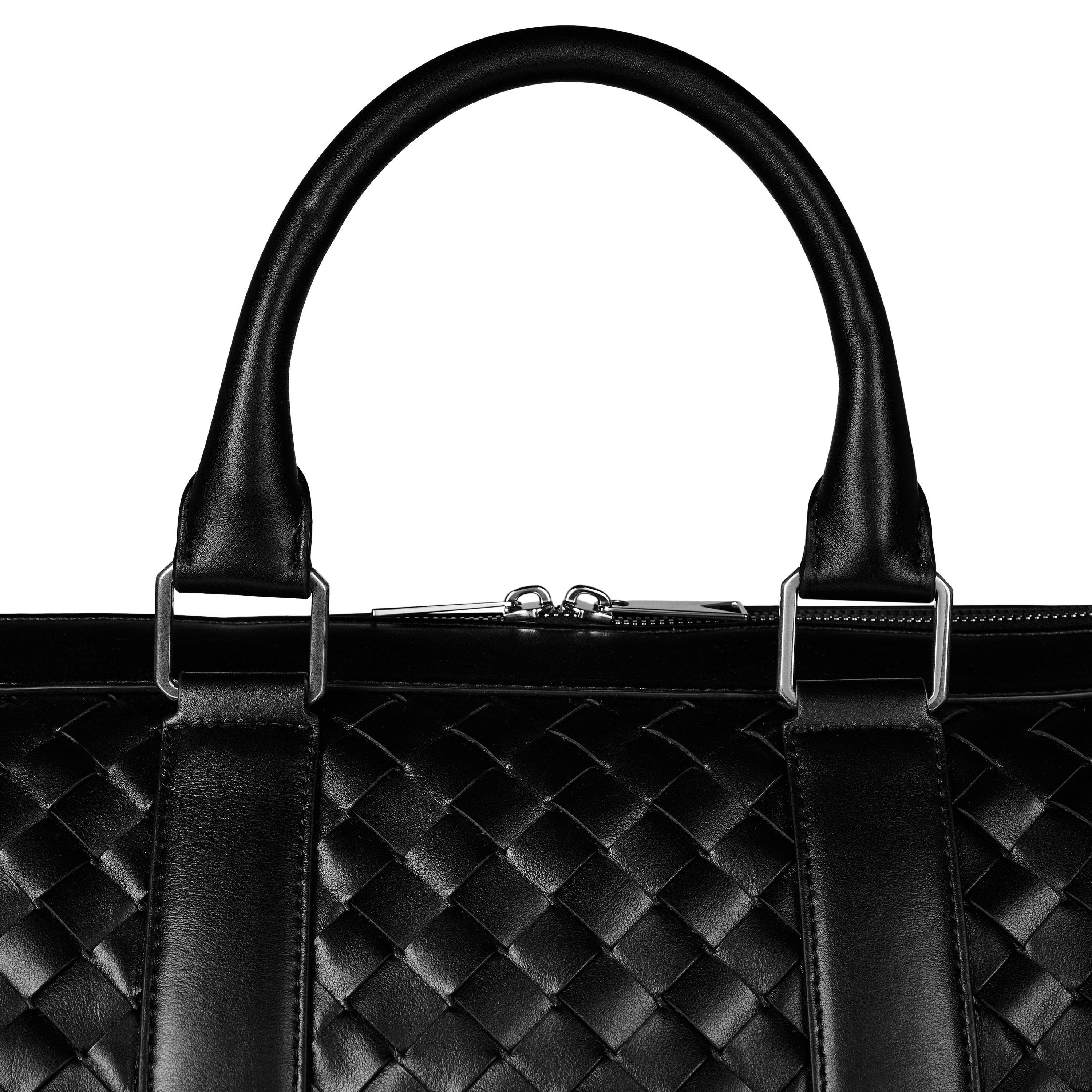 Black - Bottega Veneta - Intrecciato Medium Holdall - 4