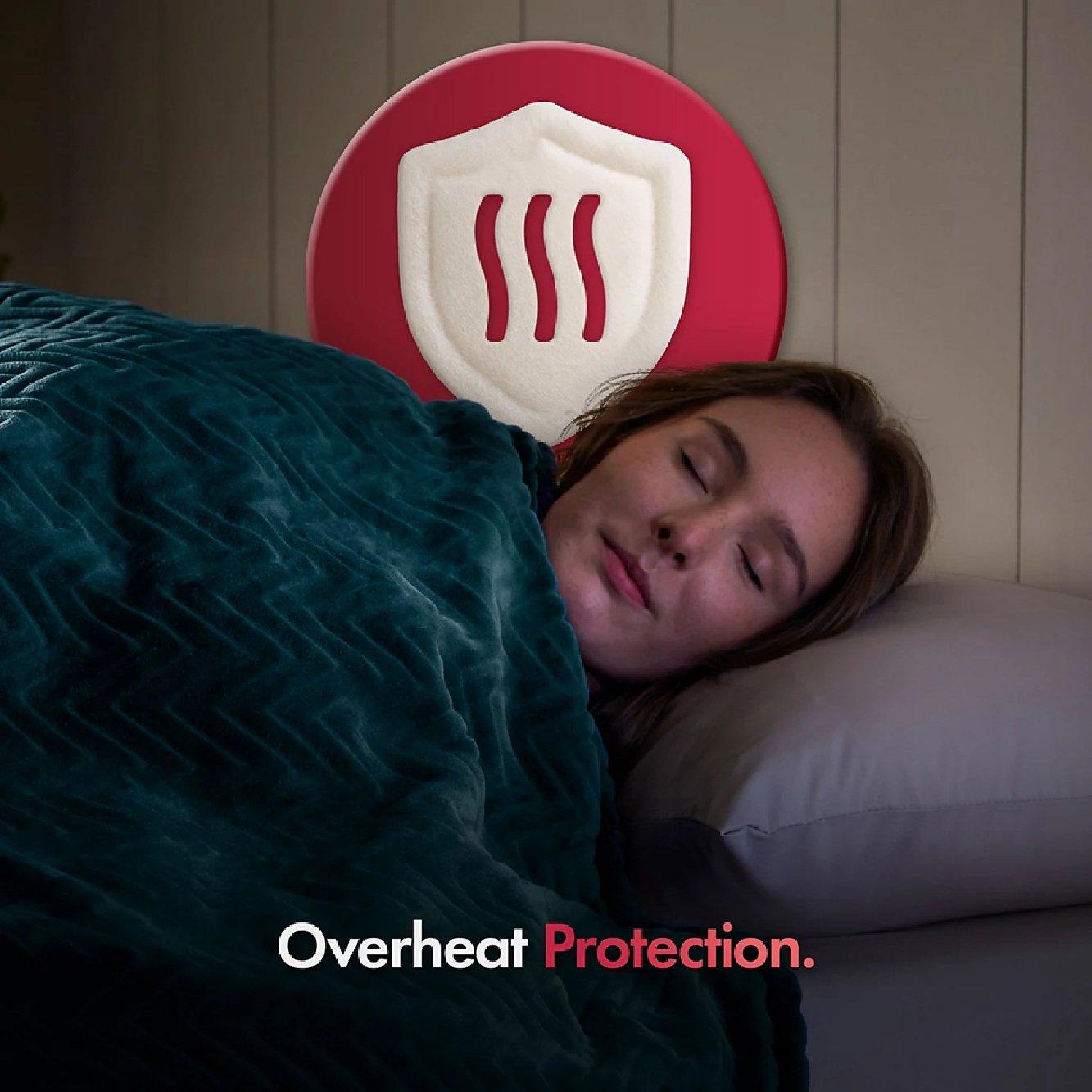 White - VonHaus - King Size Multi Zone Electric Blanket - 6