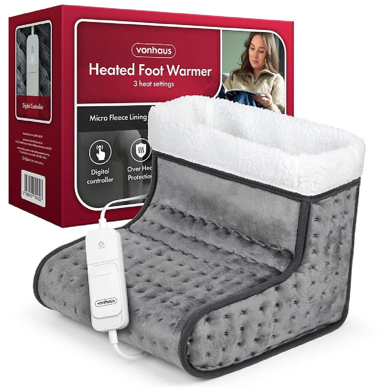 Grey - VonHaus - Grey Electric Foot Warmer - 1