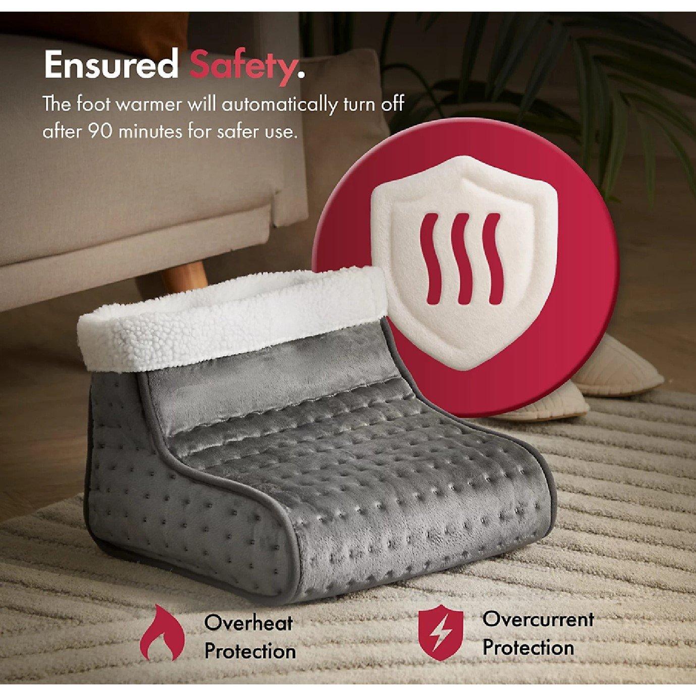 Grey - VonHaus - Grey Electric Foot Warmer - 2