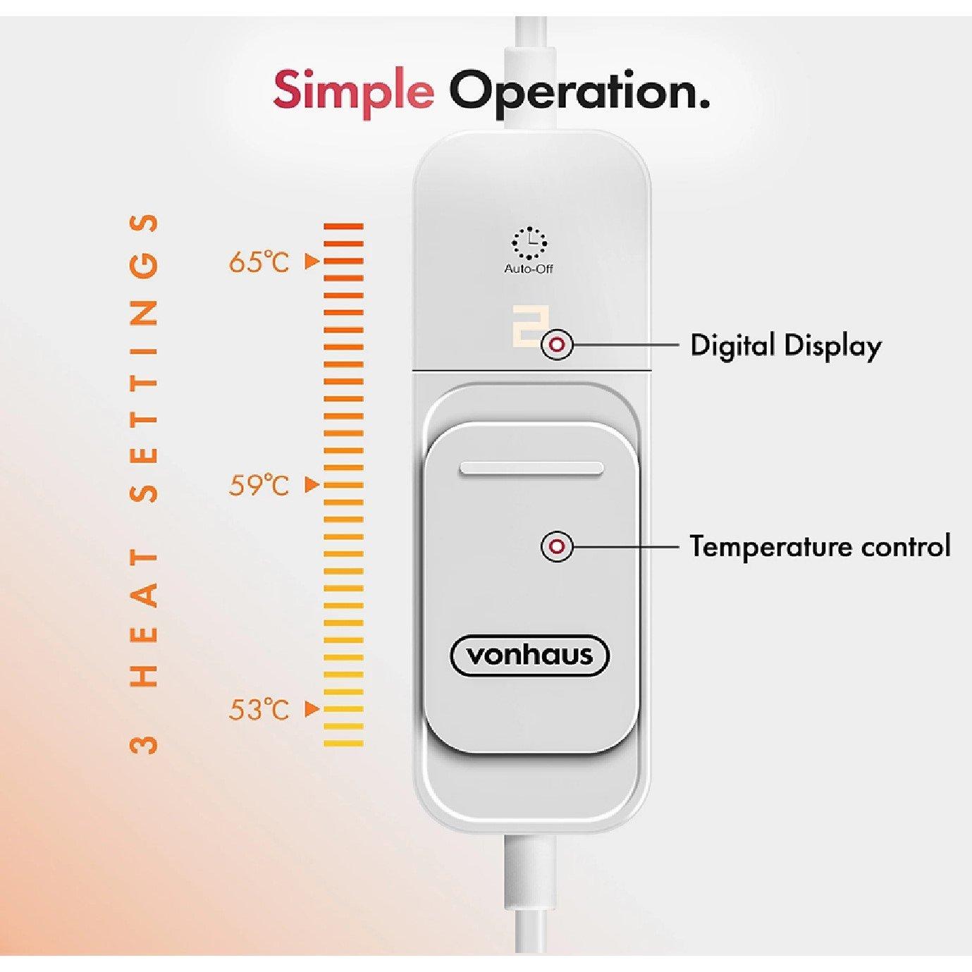 Grey - VonHaus - Grey Electric Foot Warmer - 6