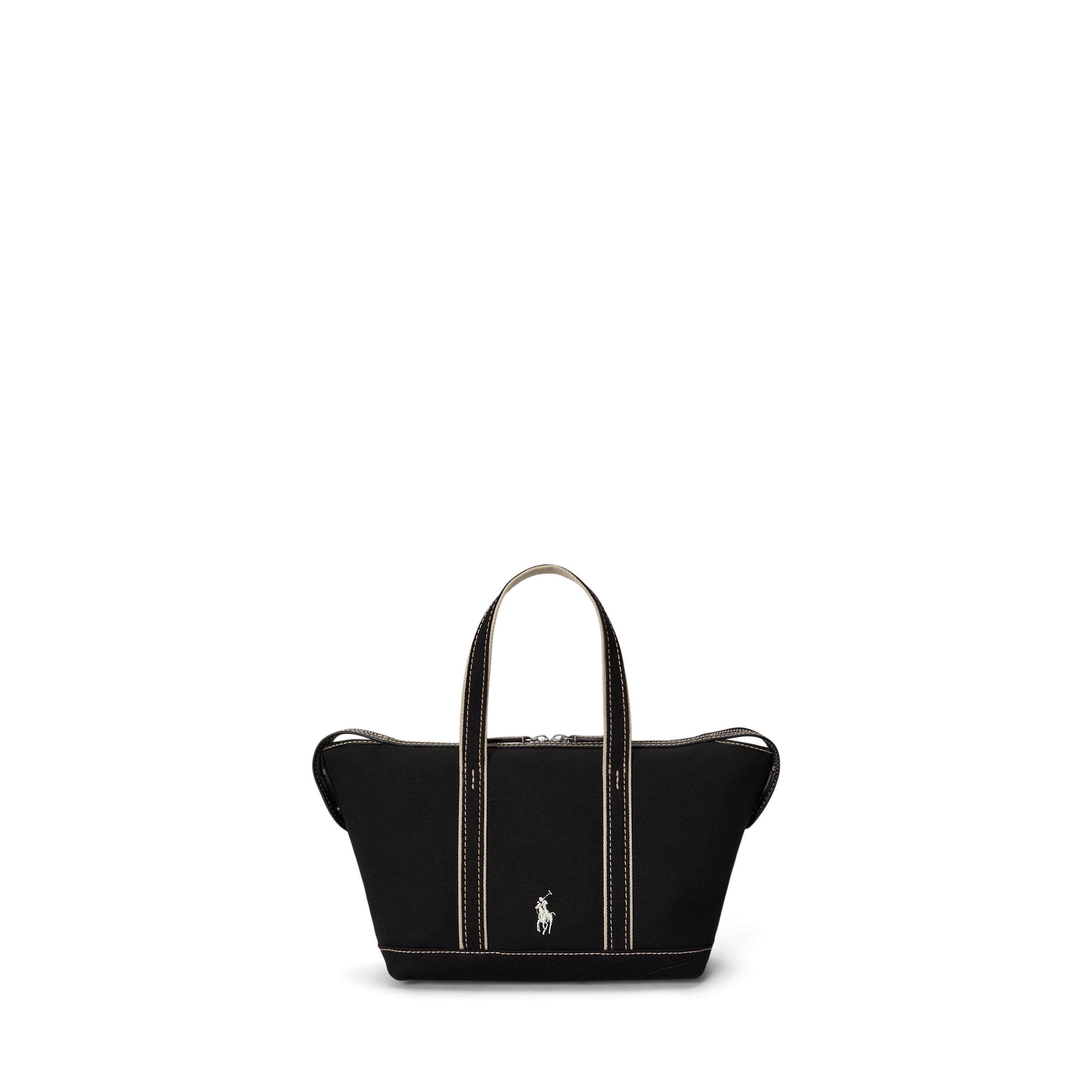 BLACK/BLACK - Polo Ralph Lauren - Women's Bear Cotton Tote Bag - 3