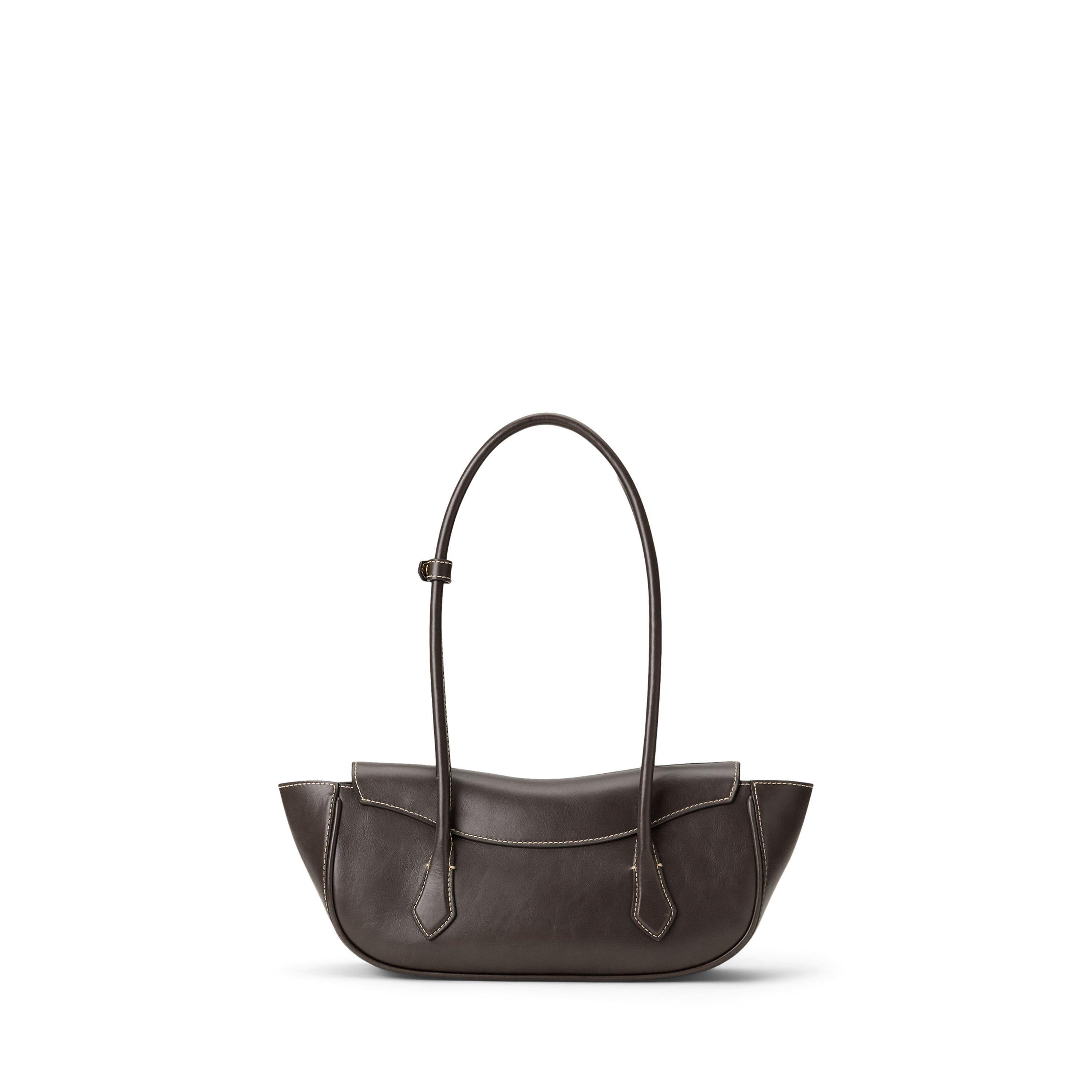 ASH - Polo Ralph Lauren - Women's Blaize Leather Shoulder Bag - 4