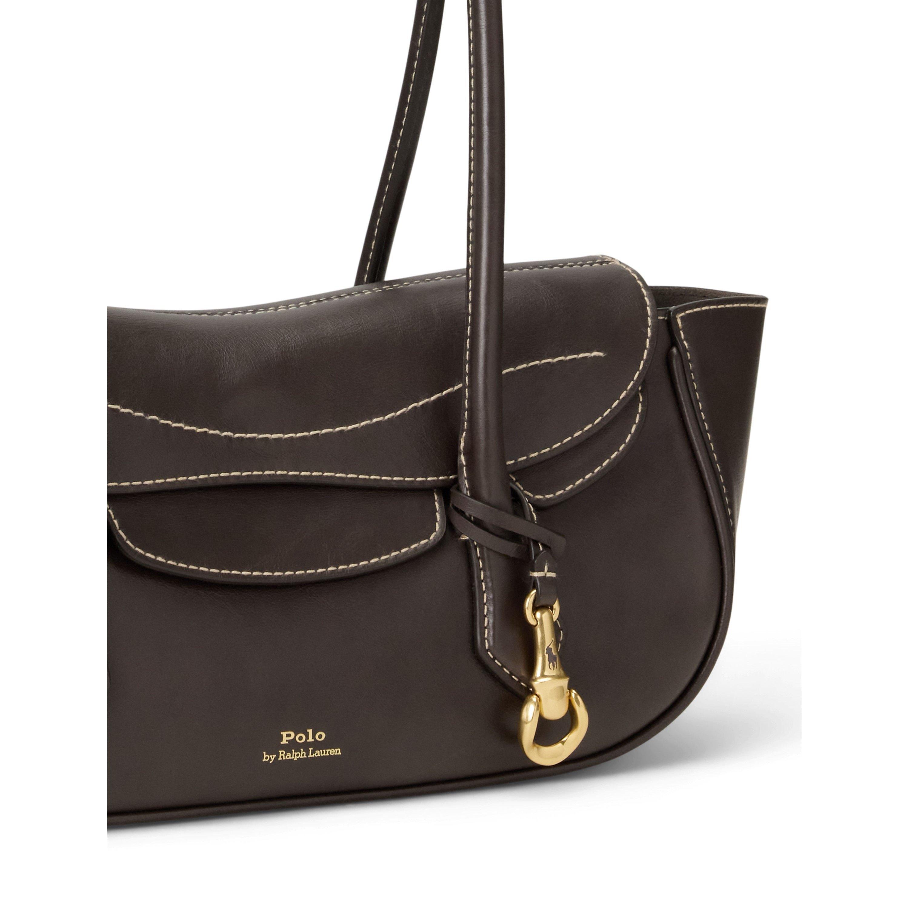 ASH - Polo Ralph Lauren - Women's Blaize Leather Shoulder Bag - 5