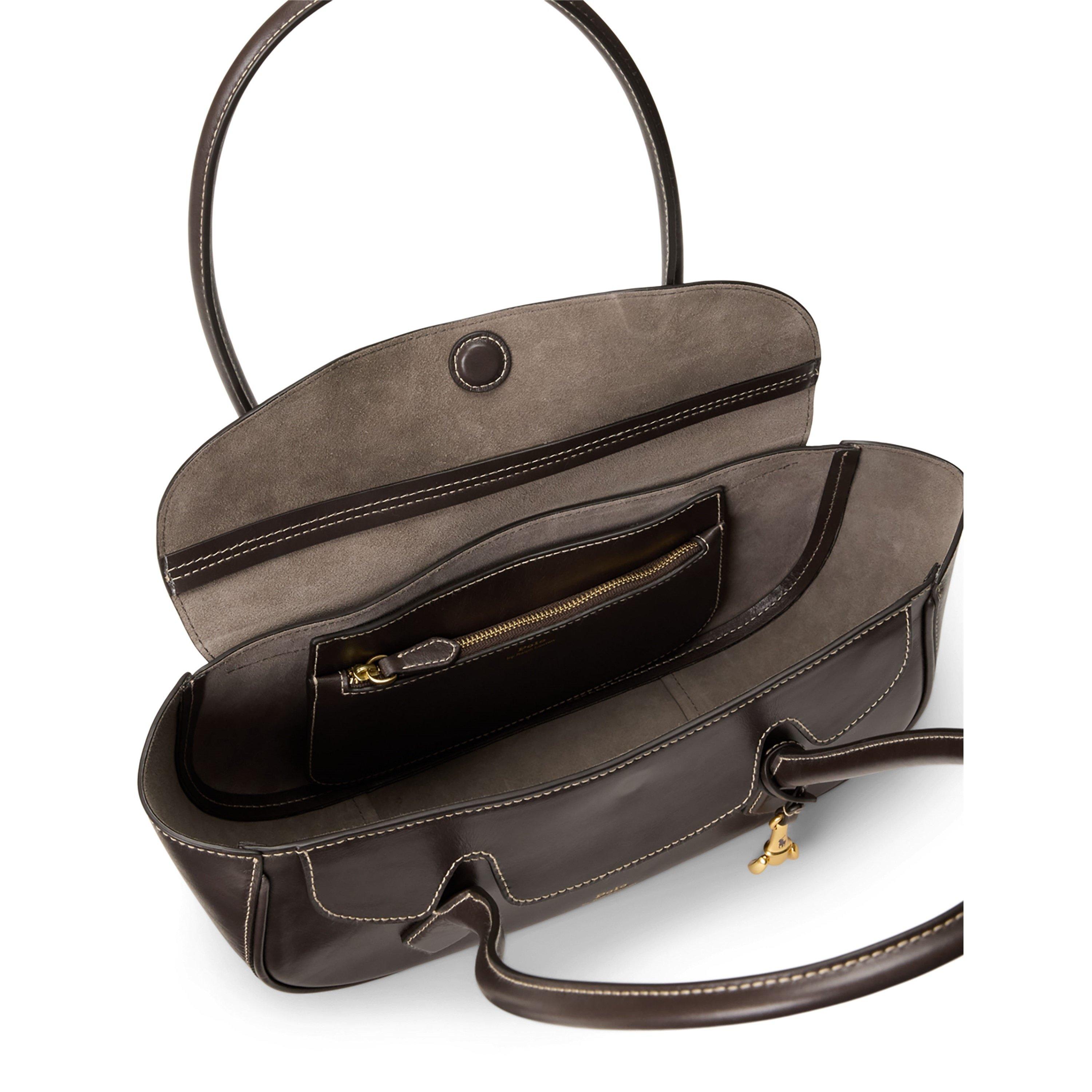 ASH - Polo Ralph Lauren - Women's Blaize Leather Shoulder Bag - 6