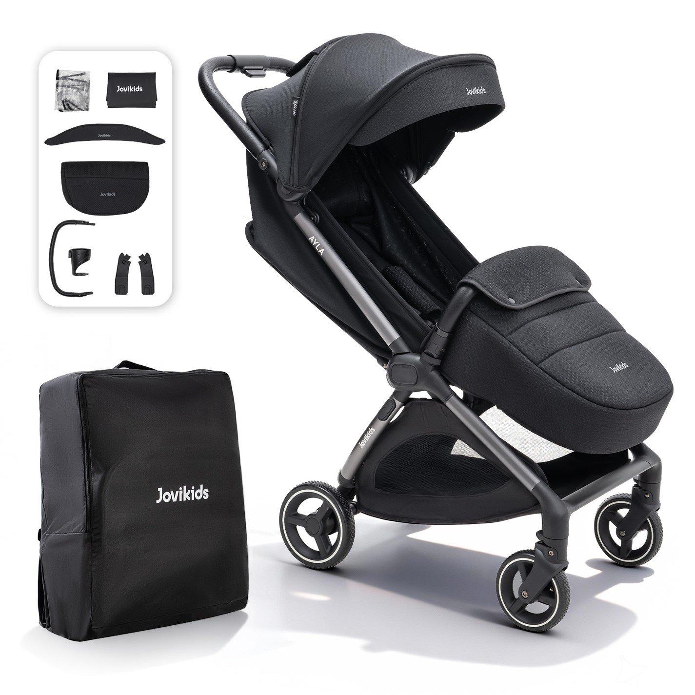 Jovikids Black Ayla Stroller - Urban in Size 1, Sports Direct - Image 5