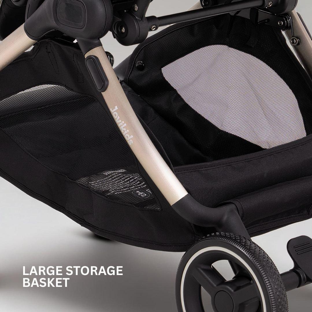 Dawn Beige - JoviKids - JoviKids Ayla Stroller - Dawn Beige - 12