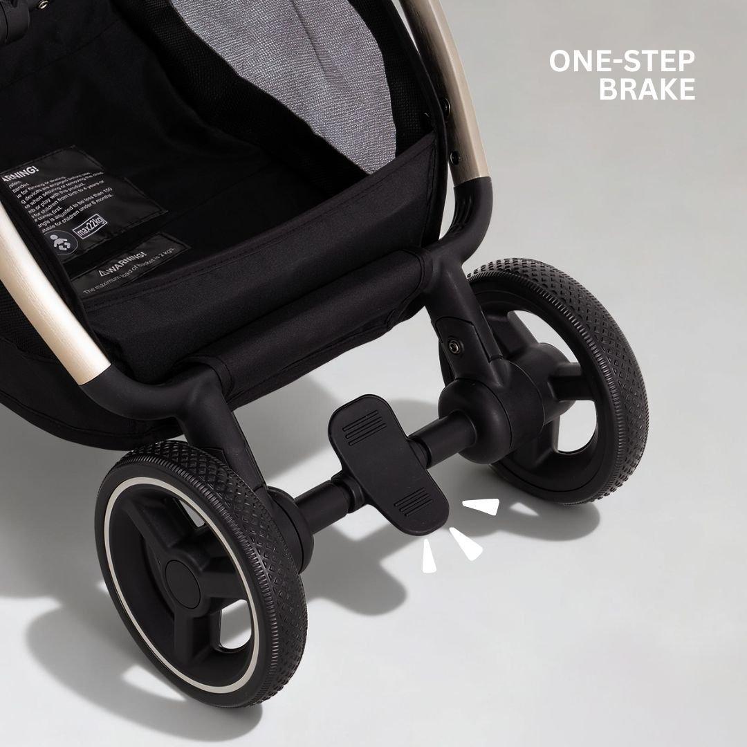 Dawn Beige - JoviKids - JoviKids Ayla Stroller - Dawn Beige - 14