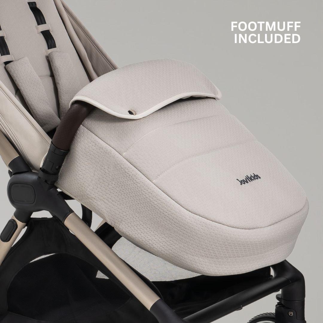 Dawn Beige - JoviKids - JoviKids Ayla Stroller - Dawn Beige - 16