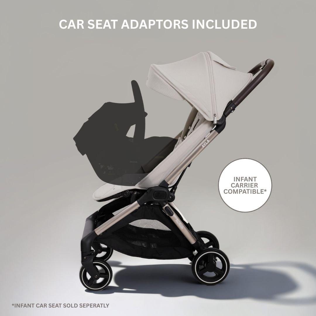 Dawn Beige - JoviKids - JoviKids Ayla Stroller - Dawn Beige - 7