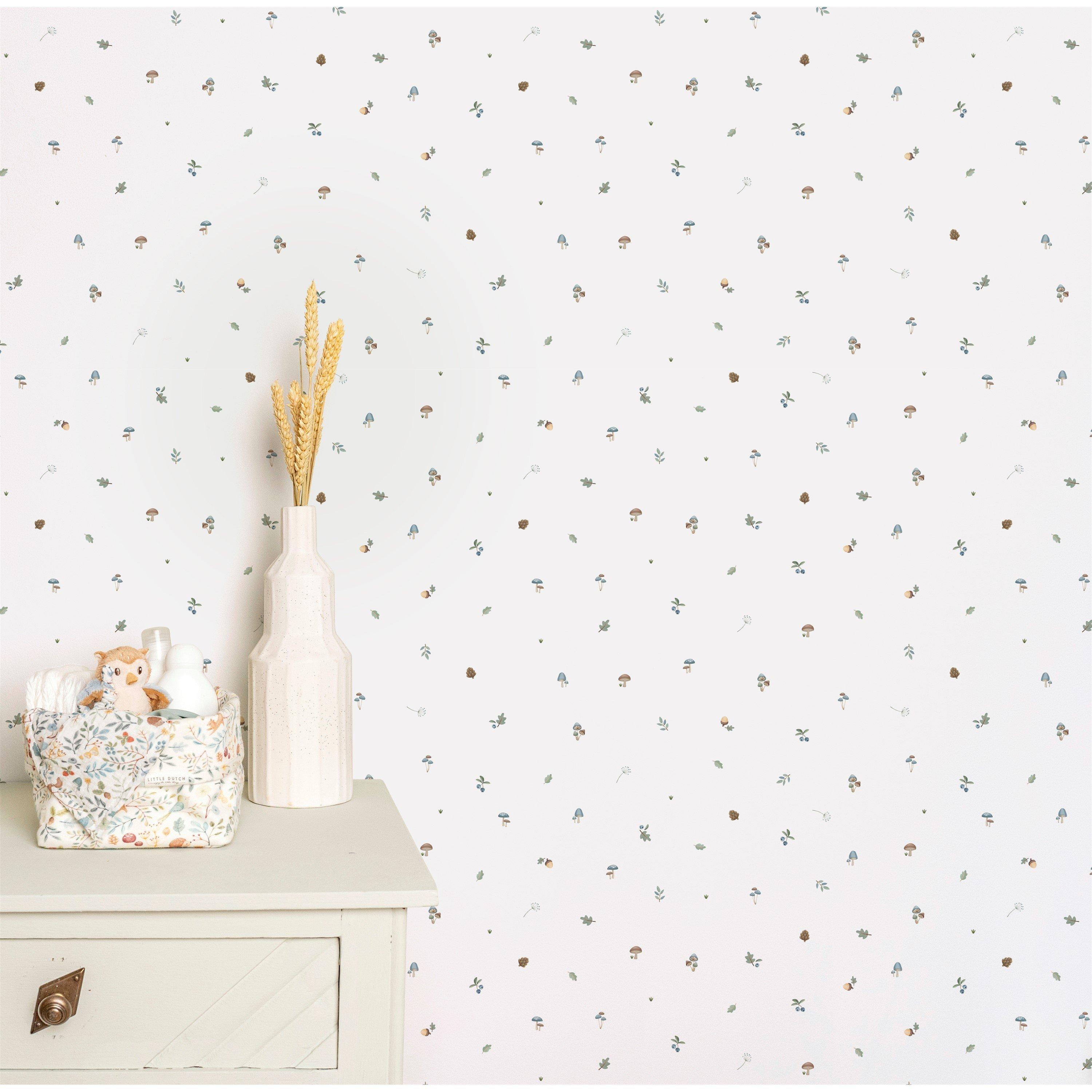 Blue - Little Dutch - Little Dutch Fairy Forest Treasures Wallpaper - 6