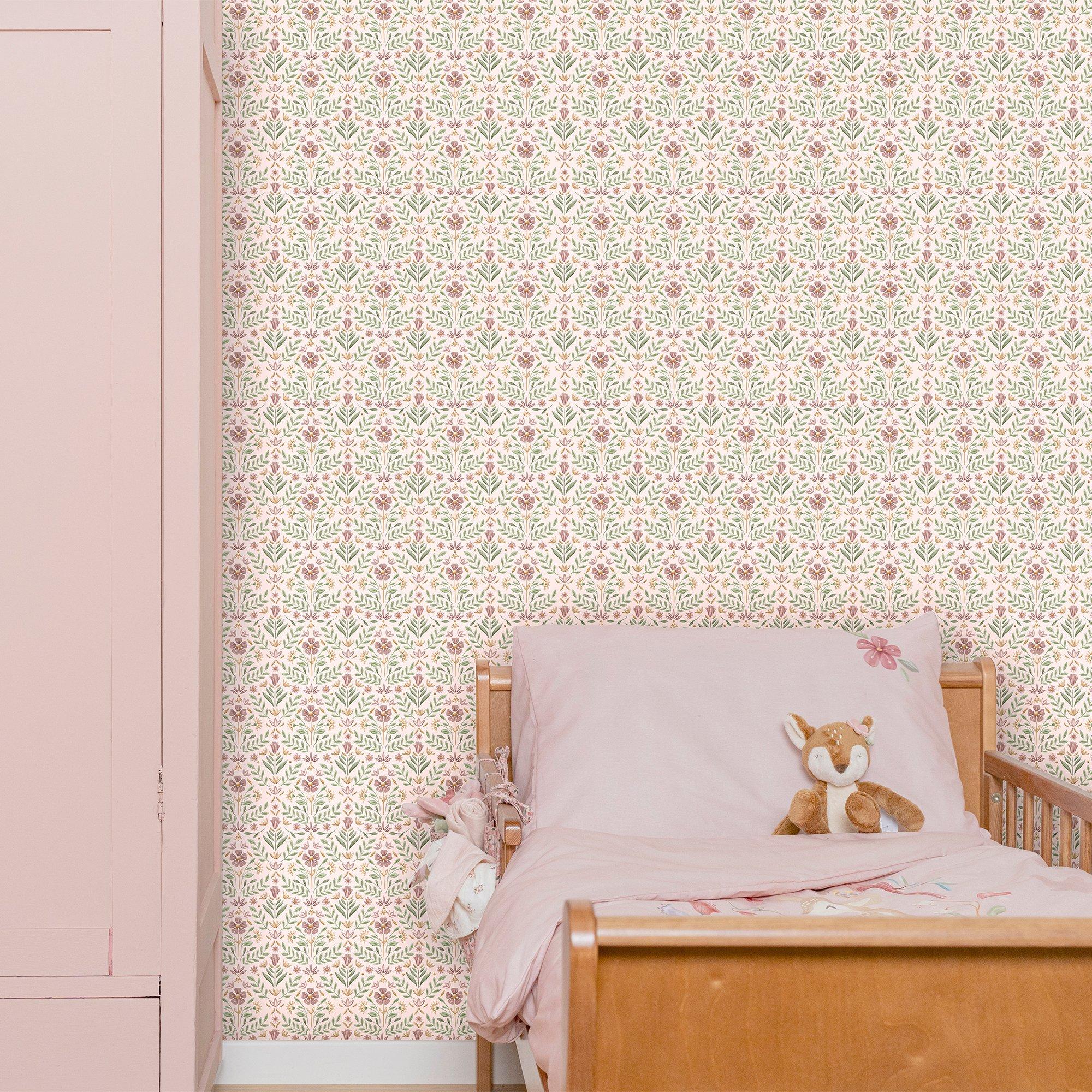 Pink - Little Dutch - Little Dutch Fairy Flowers Wallpaper - 5