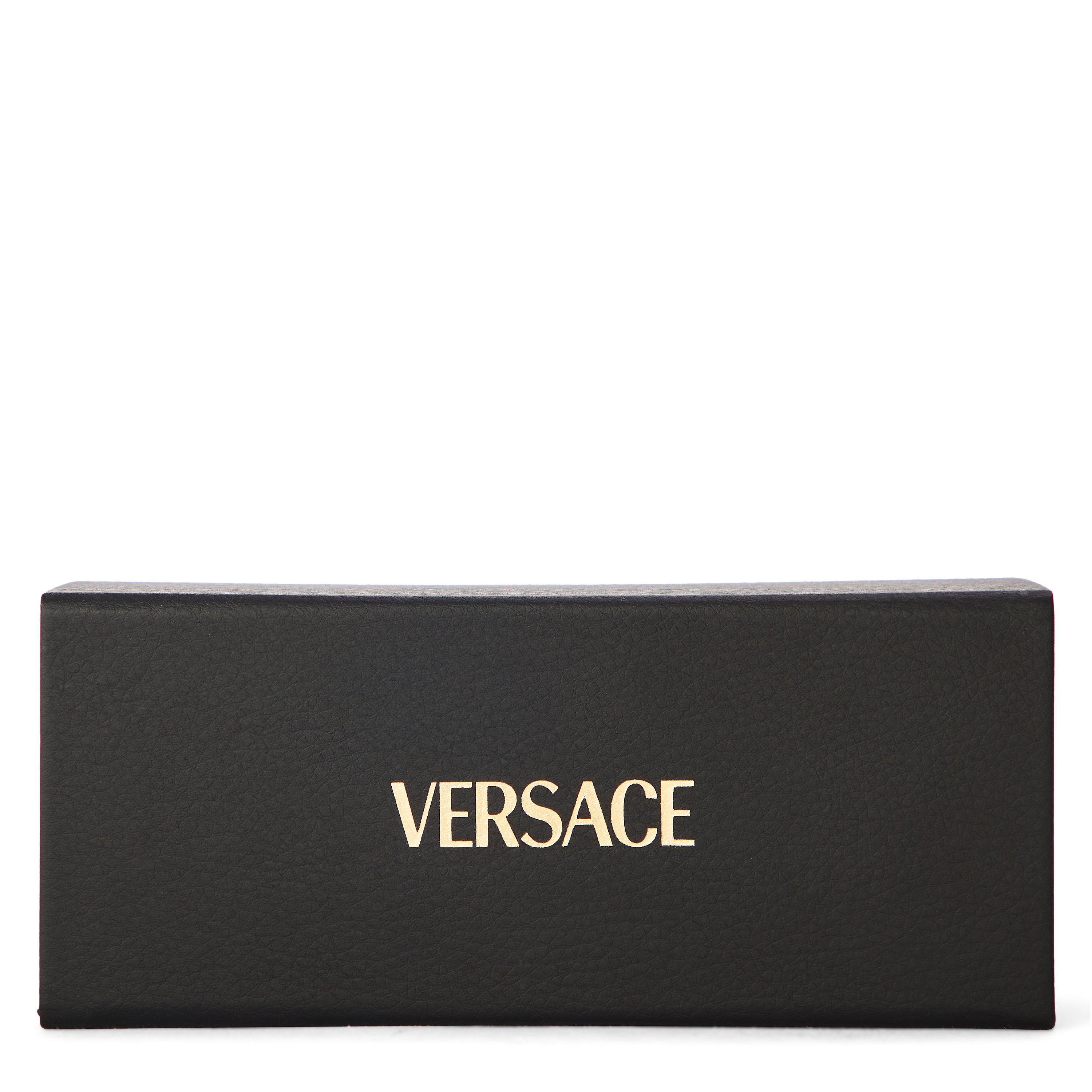 Gold/Light Blue - Versace - Men's 0VE2297 Hexagon Sunglasses - 4